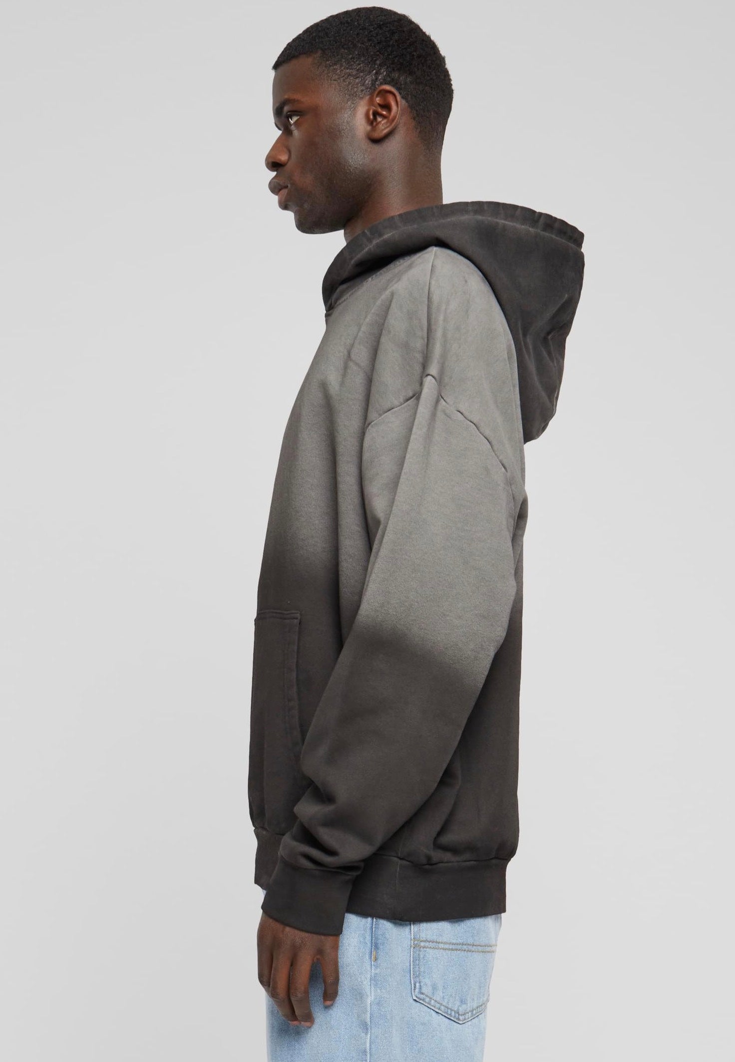 Urban Classics - Sun Bleached Black - Hoodie | Men-Image