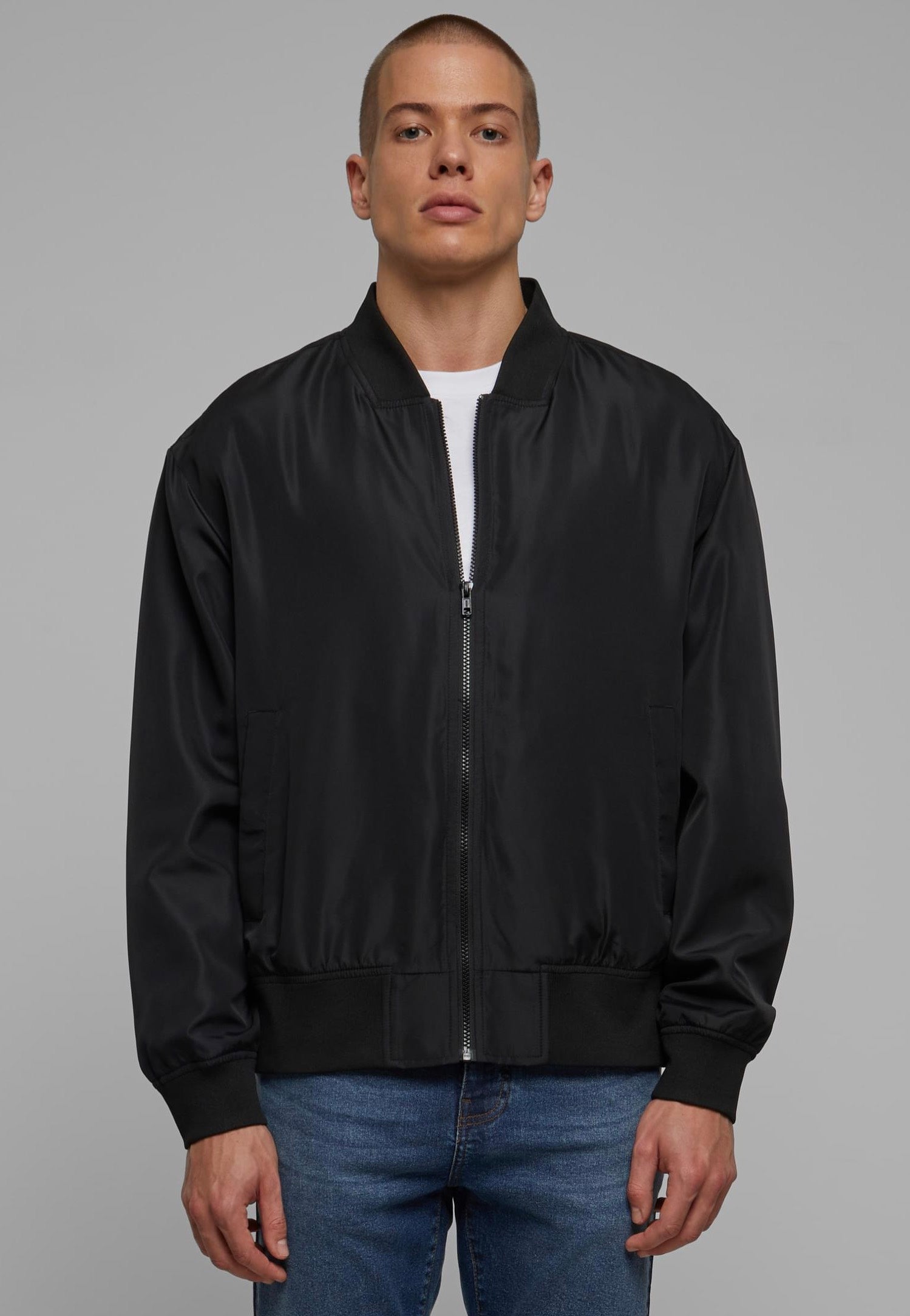 Urban Classics - Recycled Bomber Black - Jacket | Men-Image