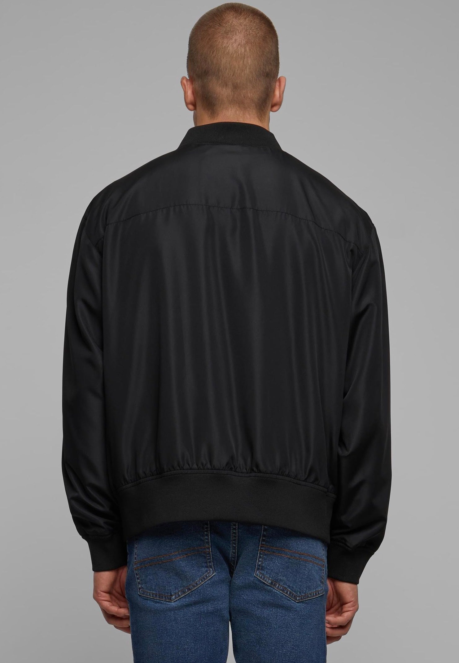 Urban Classics - Recycled Bomber Black - Jacket | Men-Image