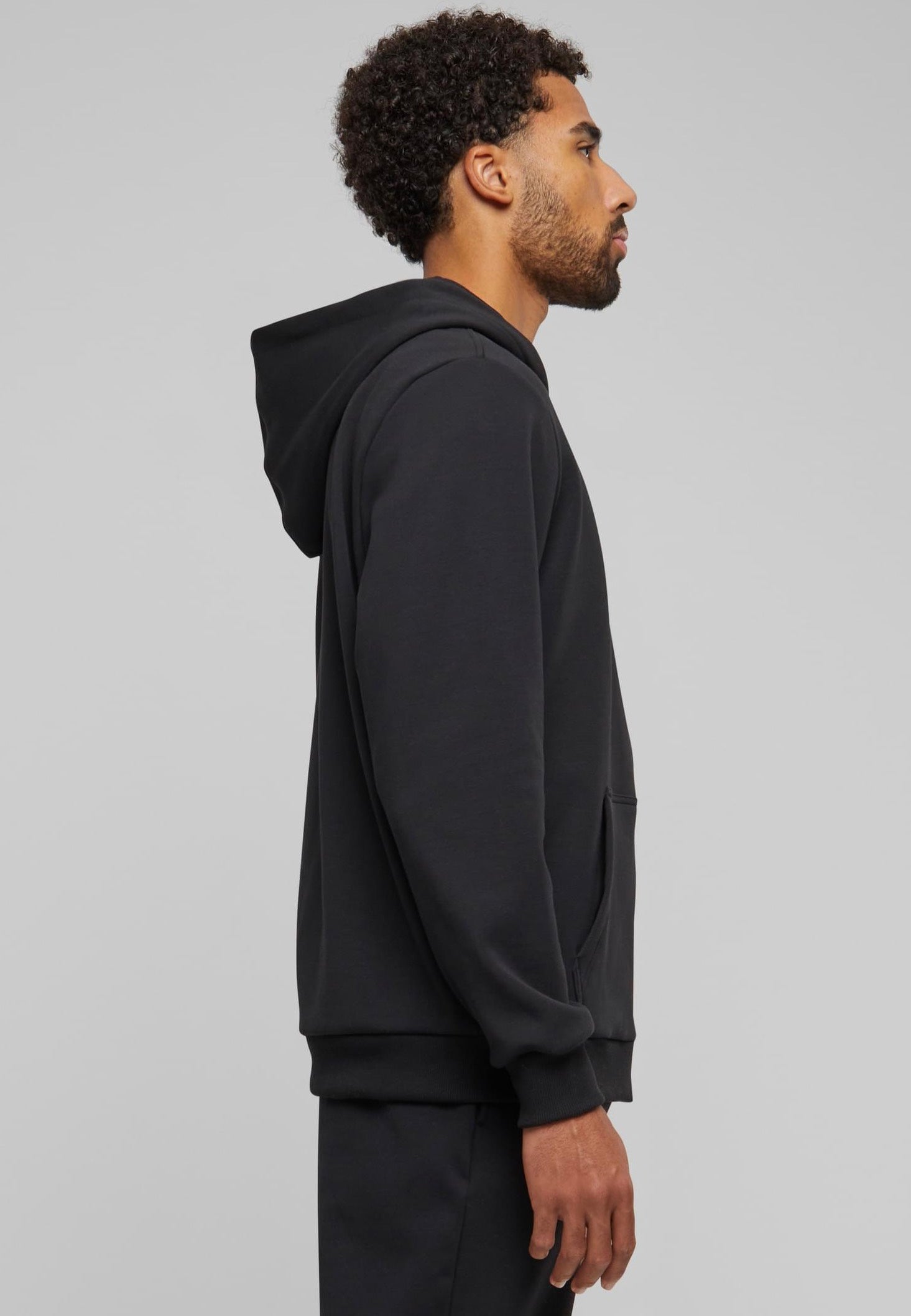 Urban Classics - Cozy Zip Black - Zipper | Men-Image