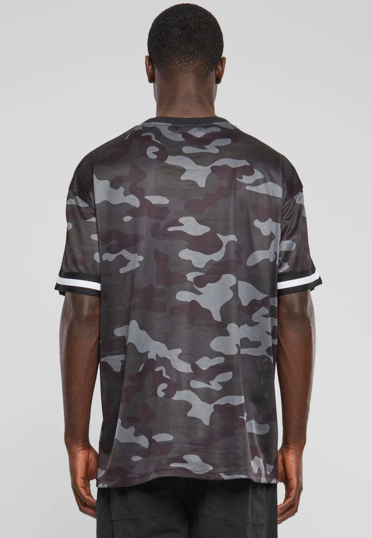 Urban Classics - Oversized Mesh Darkcamo - T-Shirt | Men-Image