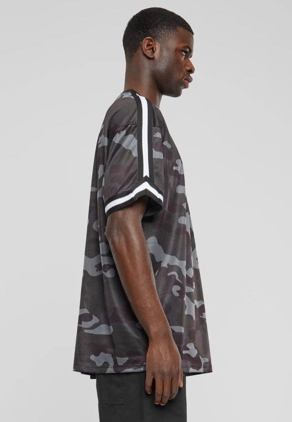 Urban Classics - Oversized Mesh Darkcamo - T-Shirt | Men-Image