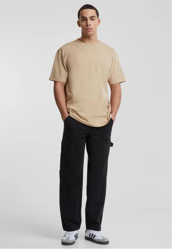 Urban Classics - Twill Double Knee Black - Pants | Men-Image