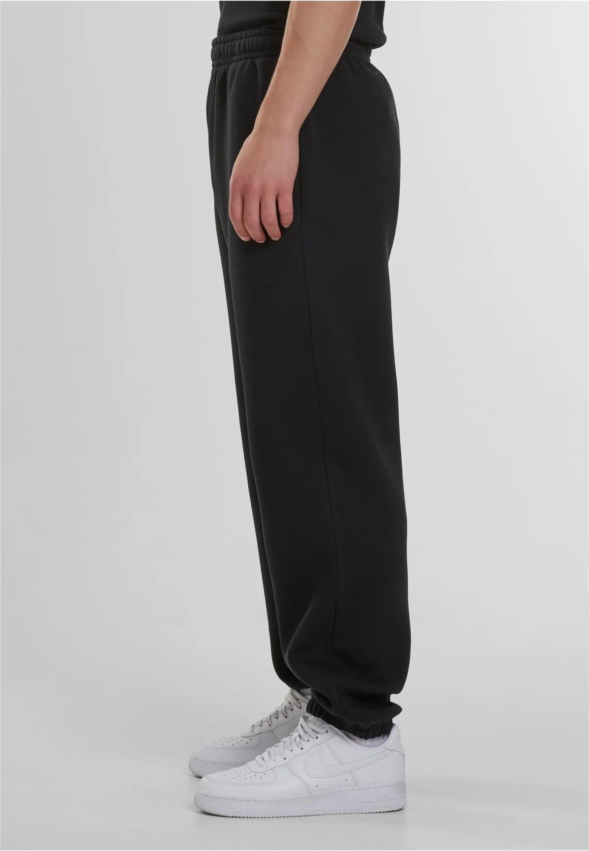 Urban Classics - Fluffy Black - Sweat Pants | Men-Image