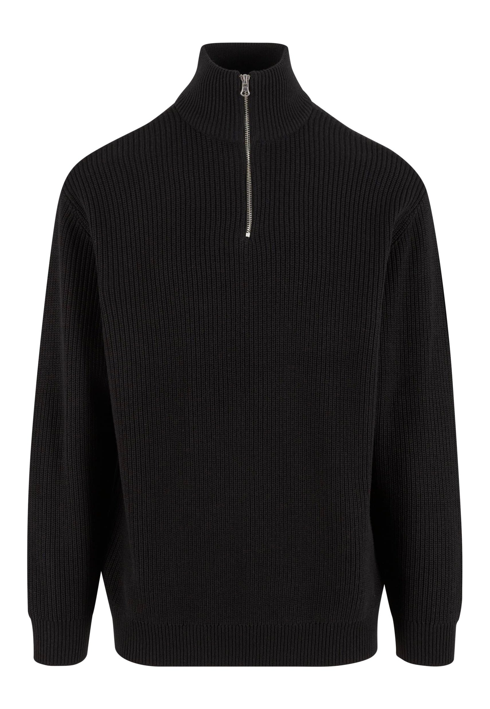 Urban Classics - Rib Basic Black - Pullover | Men-Image