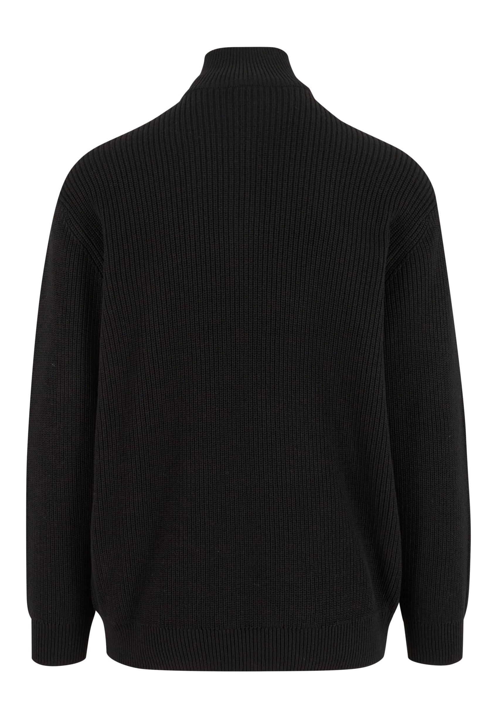 Urban Classics - Rib Basic Black - Pullover | Men-Image