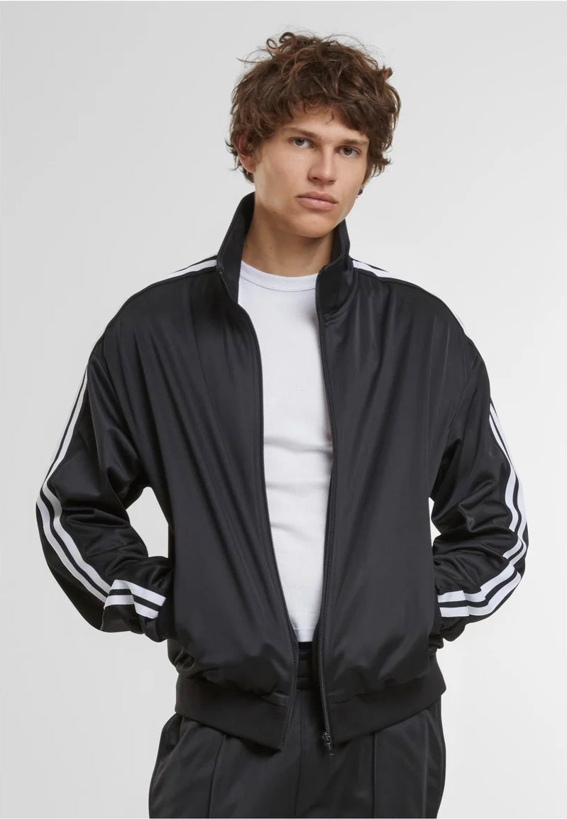 Urban Classics - Retro Tricot Black - Track Jacket | Men-Image