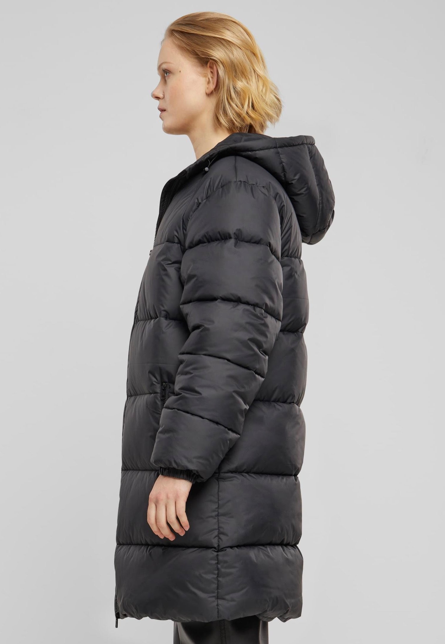 Urban Classics - Ladies Long Puffer Black - Jacket | Women-Image