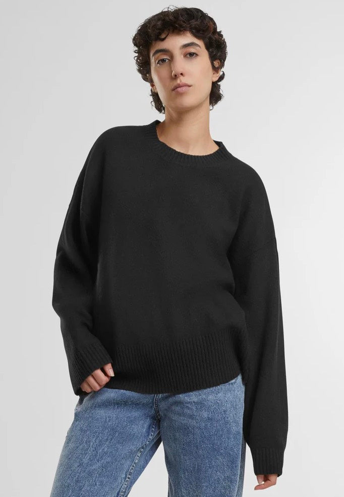 Urban Classics - Ladies Soft Oversized Black - Pullover | Women-Image