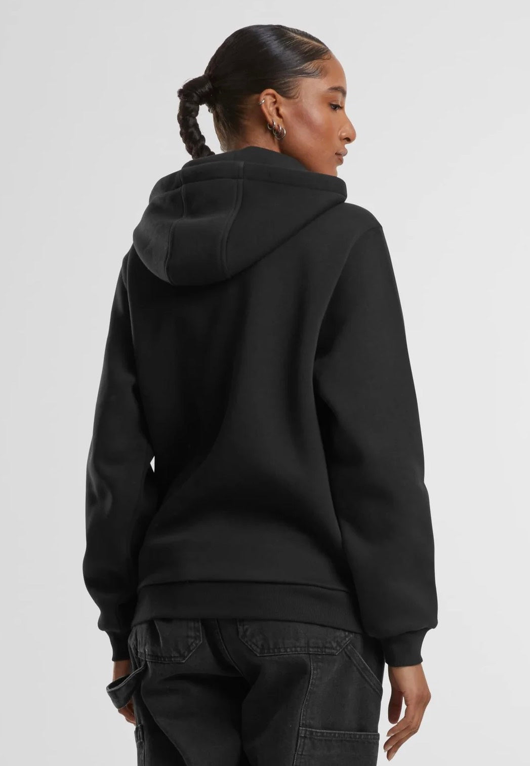 Urban Classics - Ladies Fluffy Black - Hoodie | Women-Image