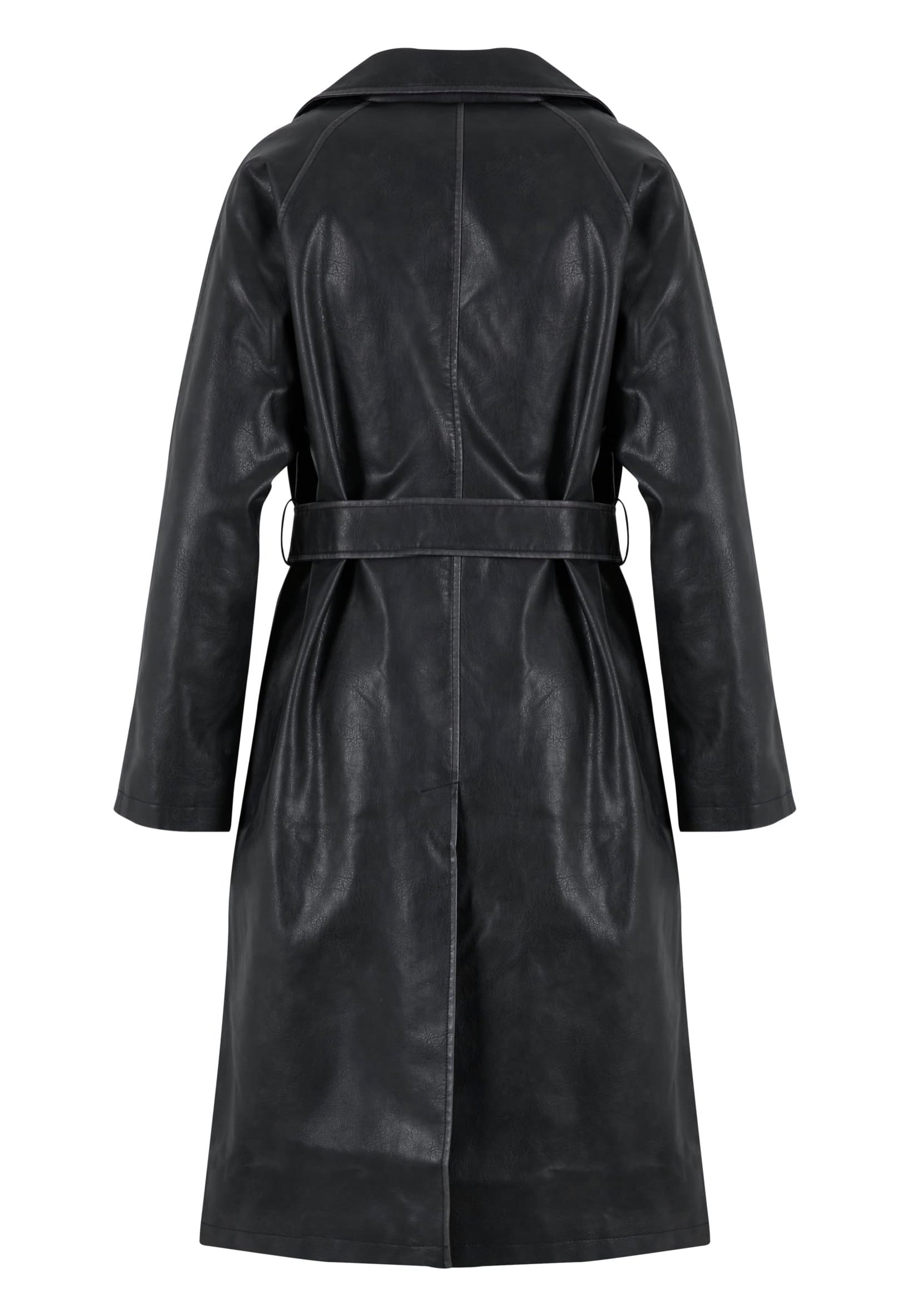 Urban Classics - Ladies Vintage Leather - Trenchcoat | Women-Image