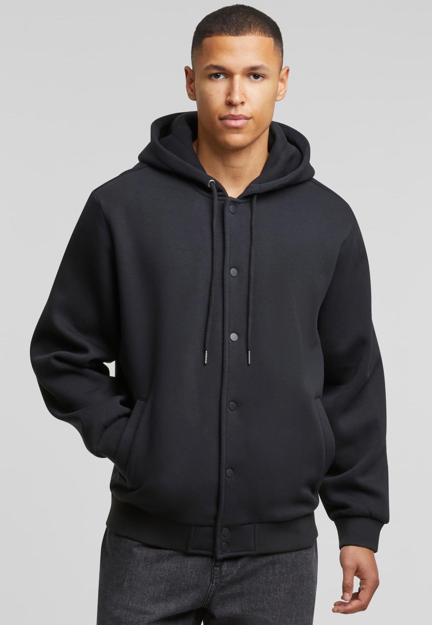 Urban Classics - Fluffy Fleece Black - Jacket | Men-Image