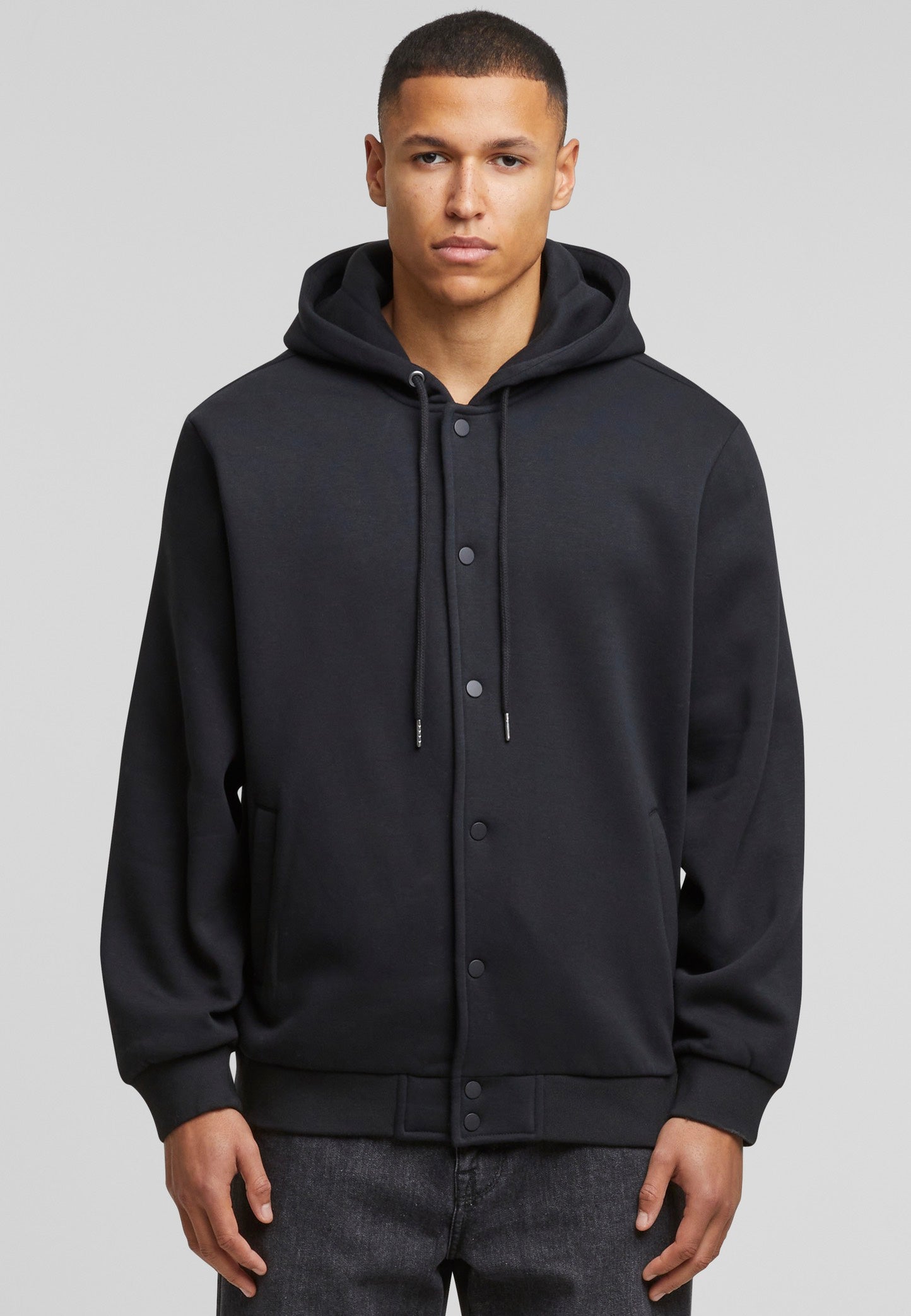 Urban Classics - Fluffy Fleece Black - Jacket | Men-Image