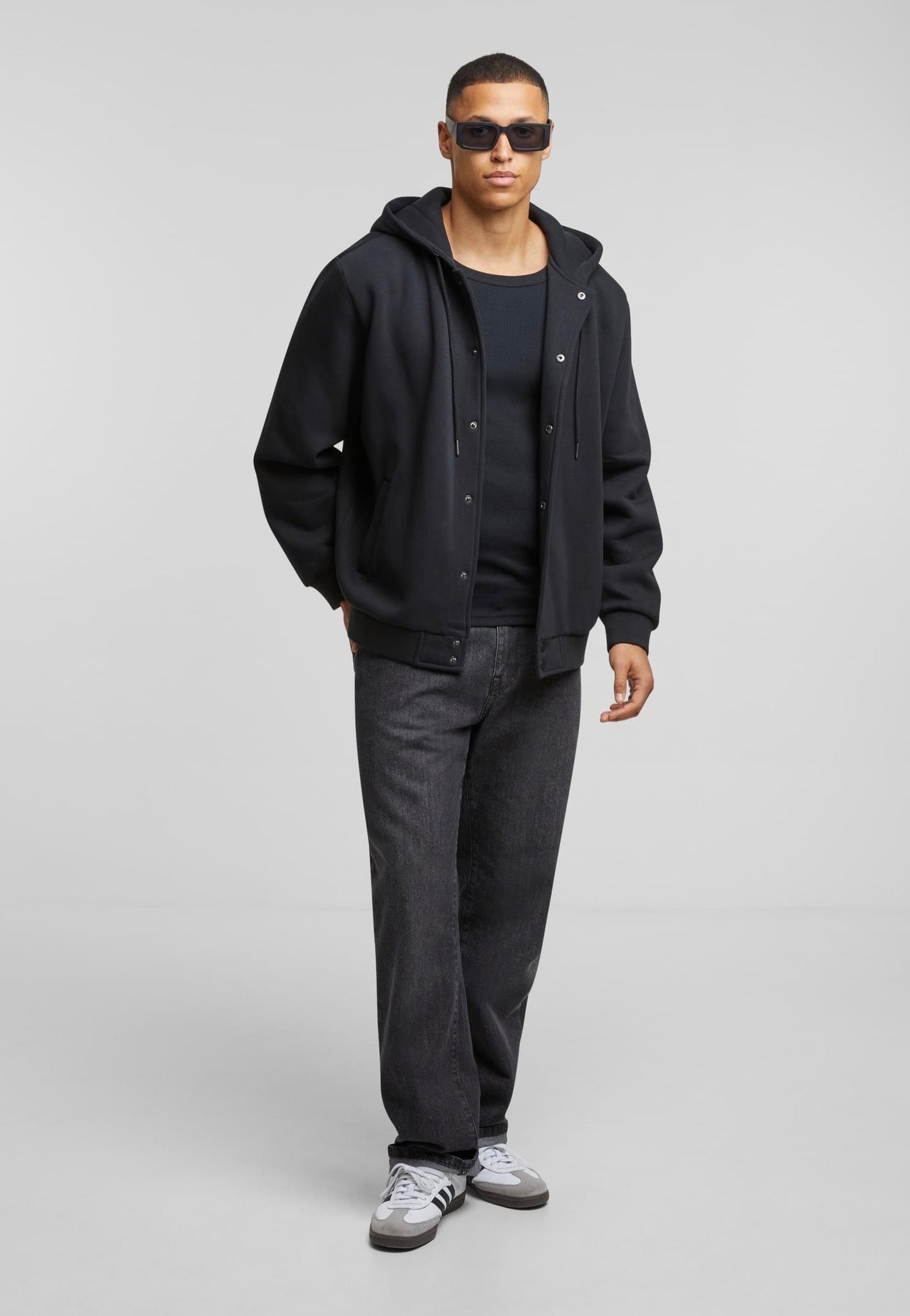 Urban Classics - Fluffy Fleece Black - Jacket | Men-Image