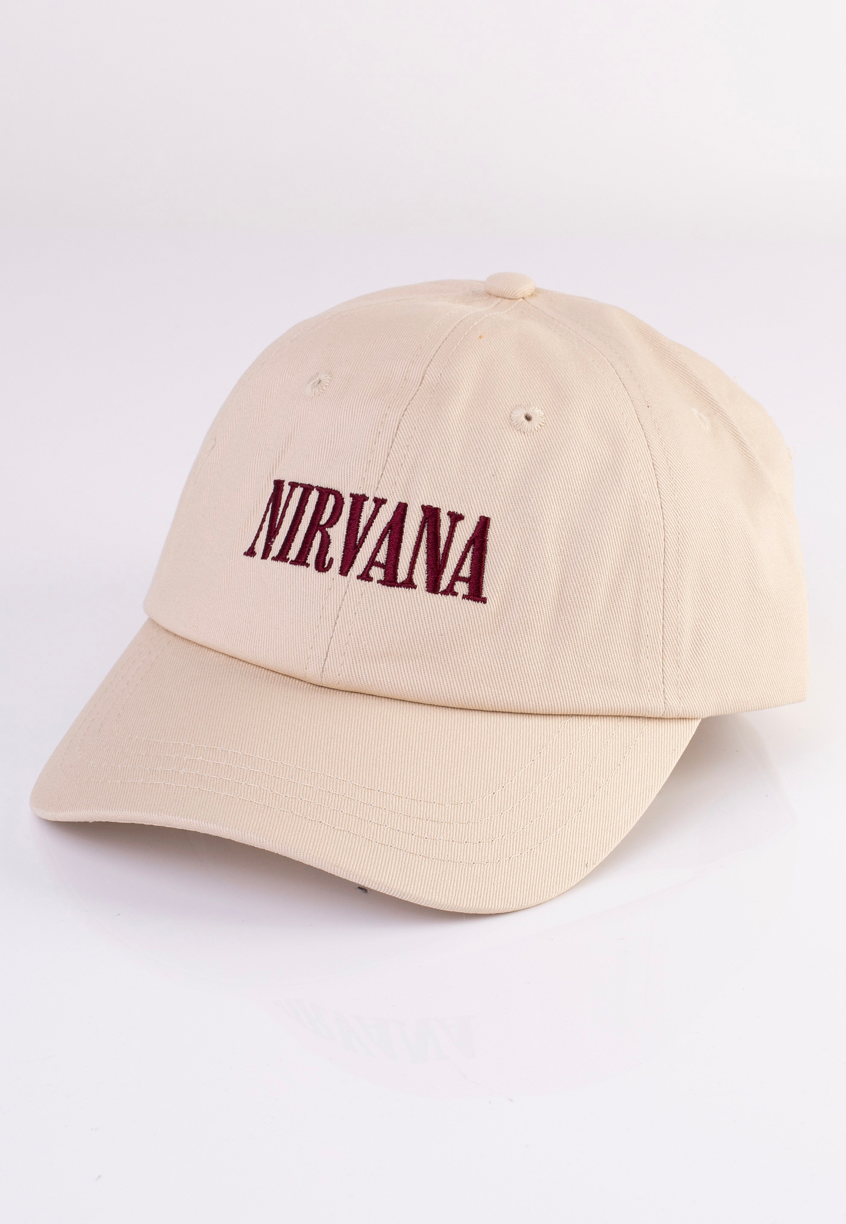 Nirvana - Text Logo In Utero Sand - Cap | Neutral-Image