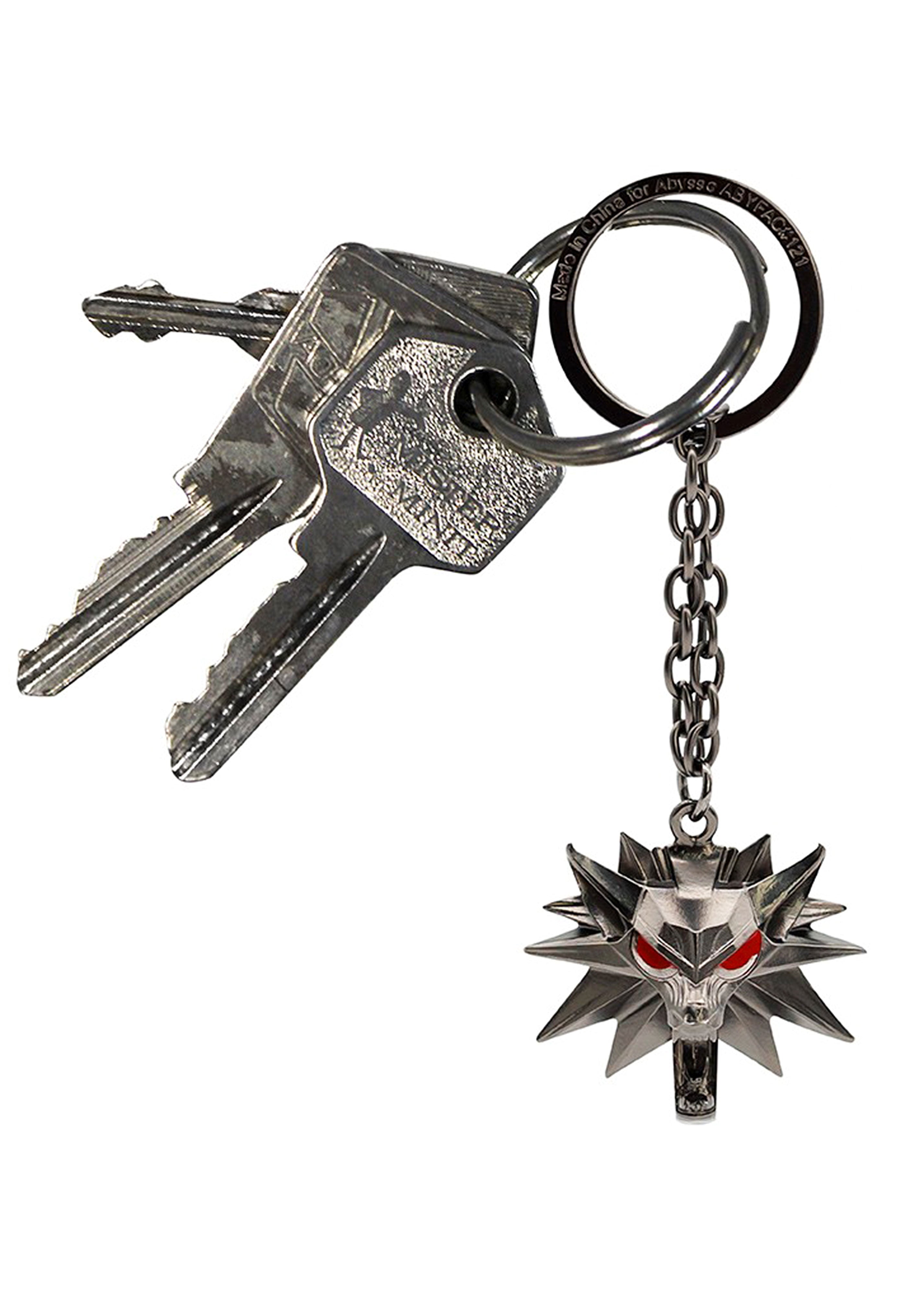 The Witcher - Wolf School Emblem 3D - Keychain | Neutral-Image