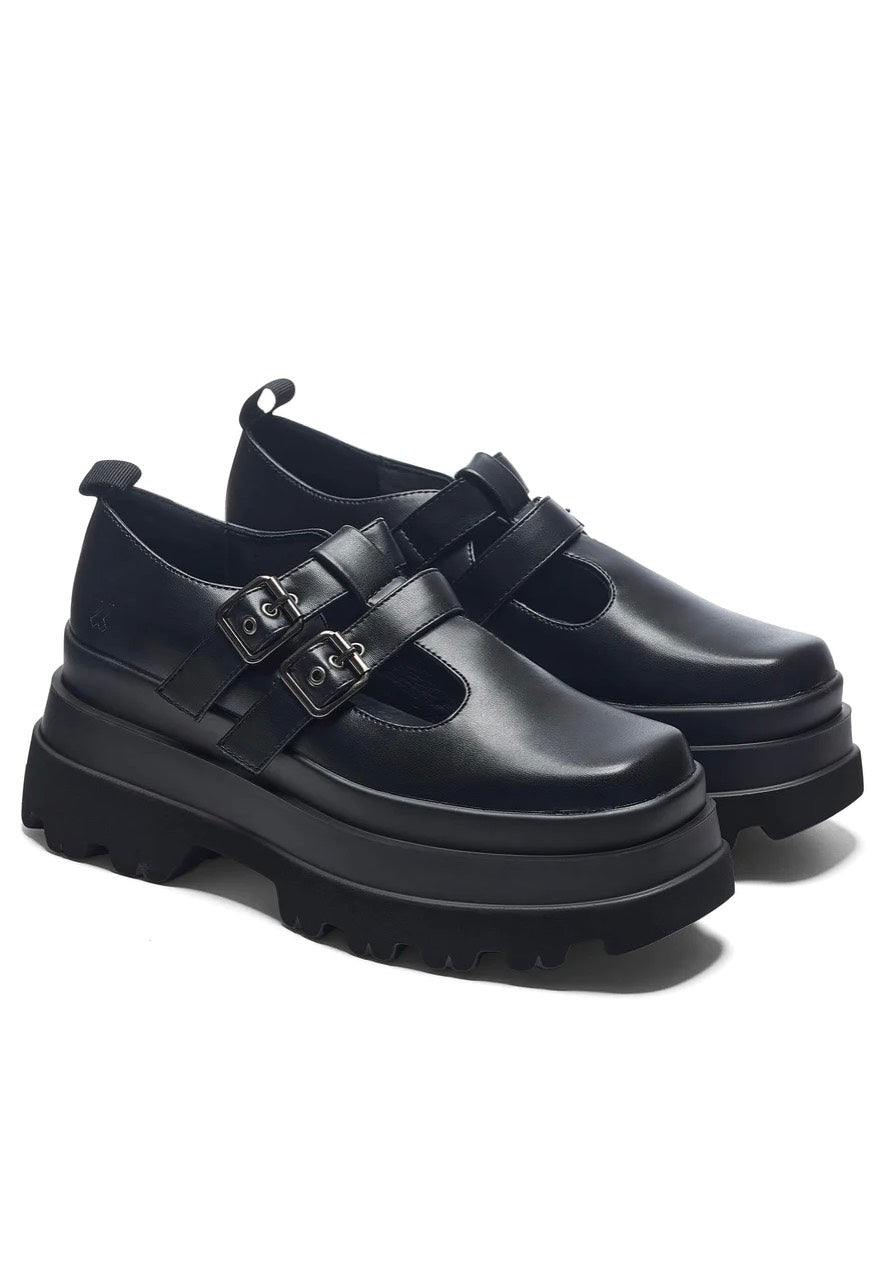 Koi Footwear - The Conquest Trident Mary Janes Black - Girl Shoes | Women-Image