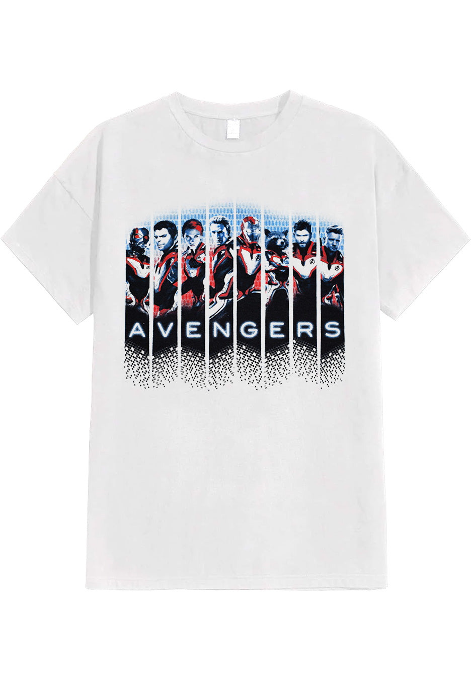 The Avengers - Lineup White - T-Shirt | Neutral-Image