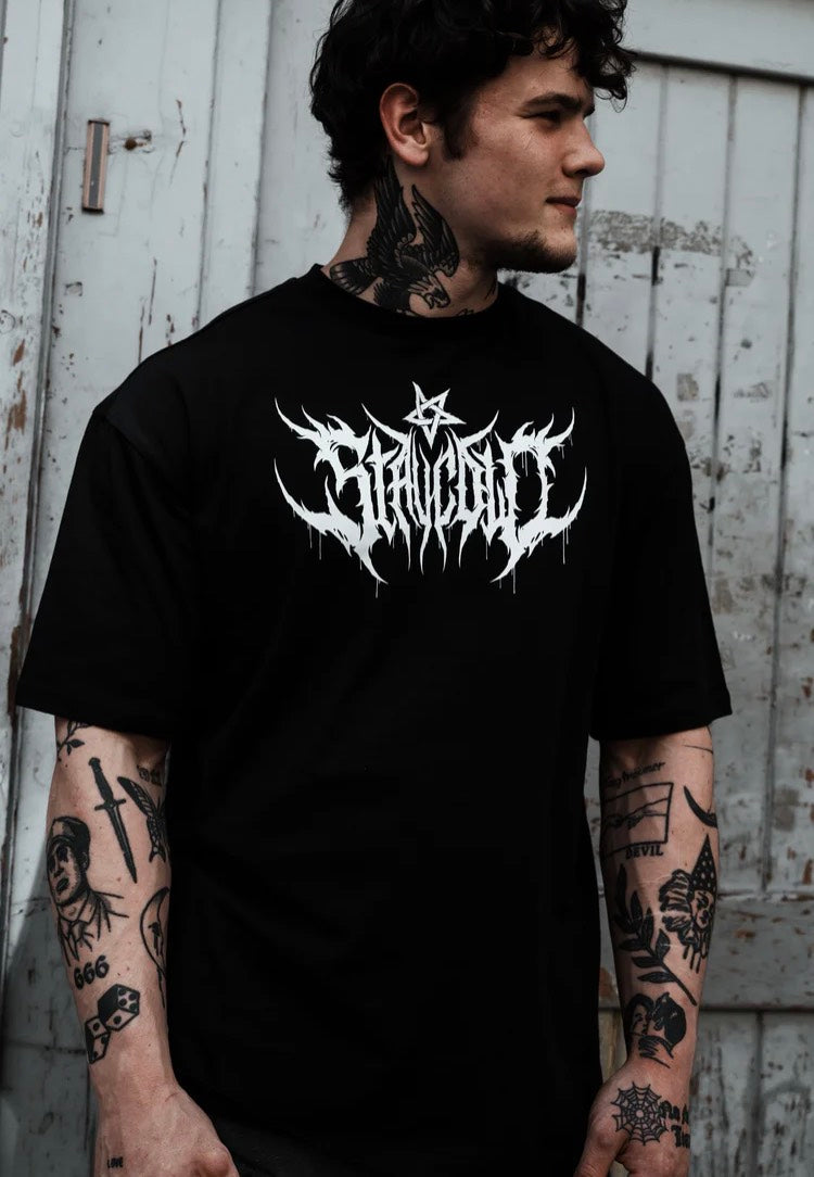 Stay Cold Apparel - The Birth Oversized Black - T-Shirt | Men-Image