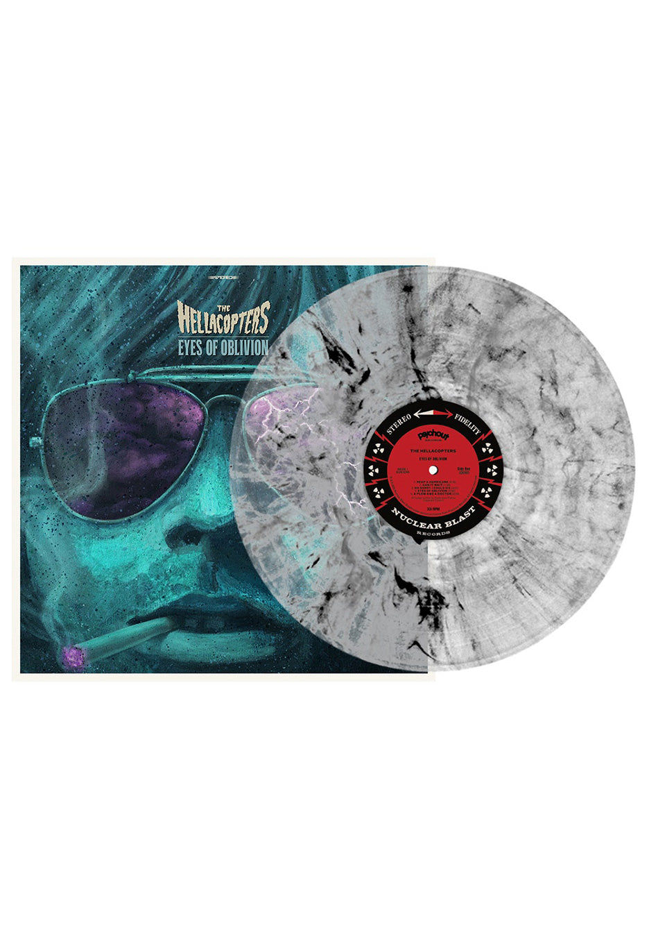 The Hellacopters - Eyes Of Oblivion Transparent/Silber/Black - Marbled Vinyl | Neutral-Image