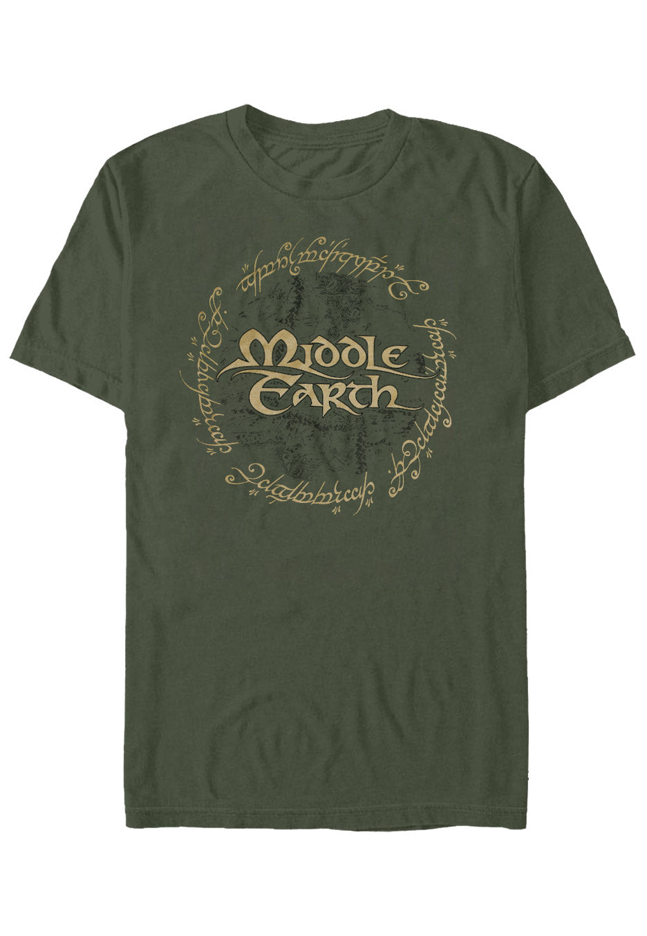 The Lord Of The Rings - Middle Earth Green - T-Shirt | Neutral-Image