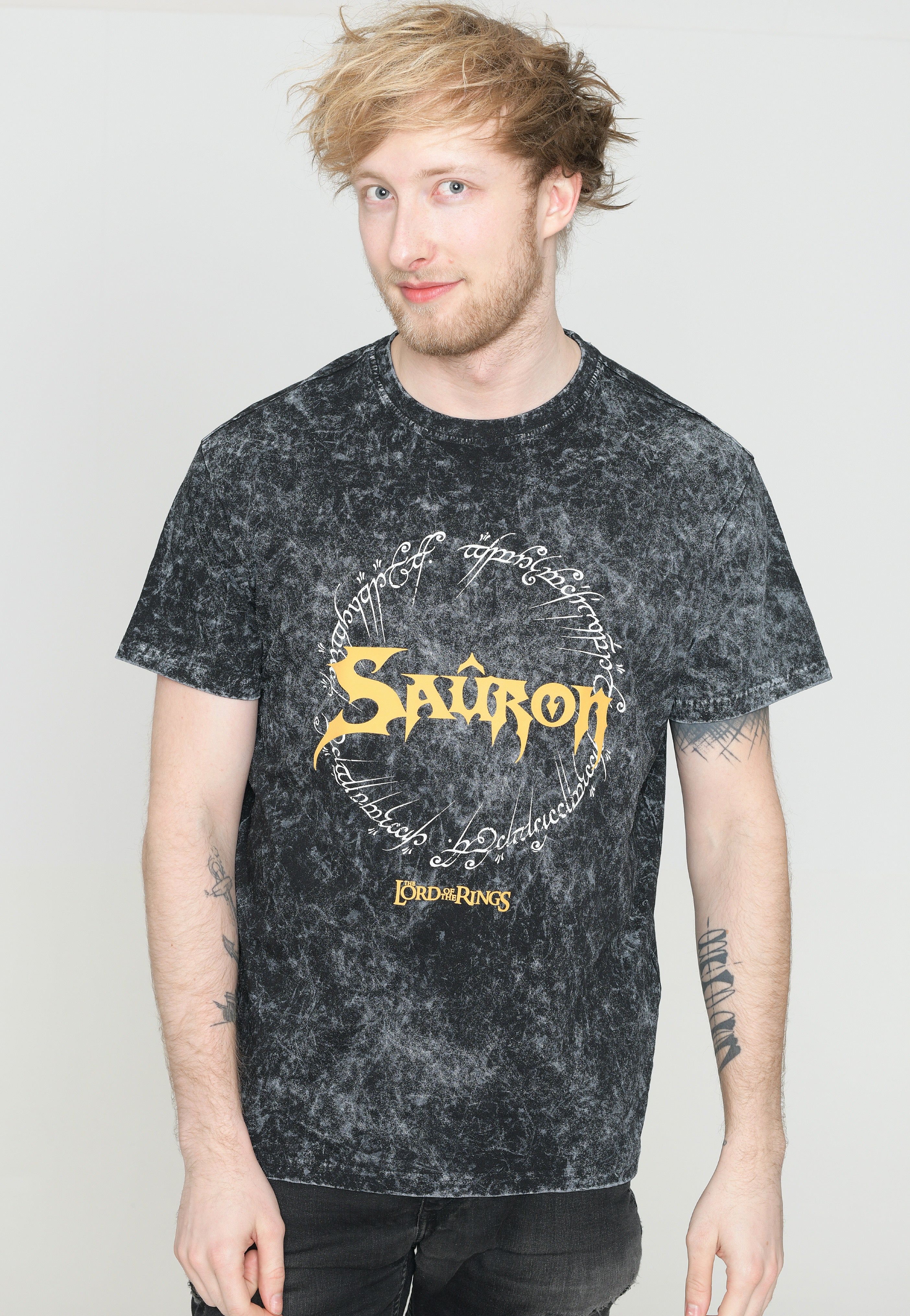 The Lord Of The Rings - Sauron Acid Wash - T-Shirt | Men-Image