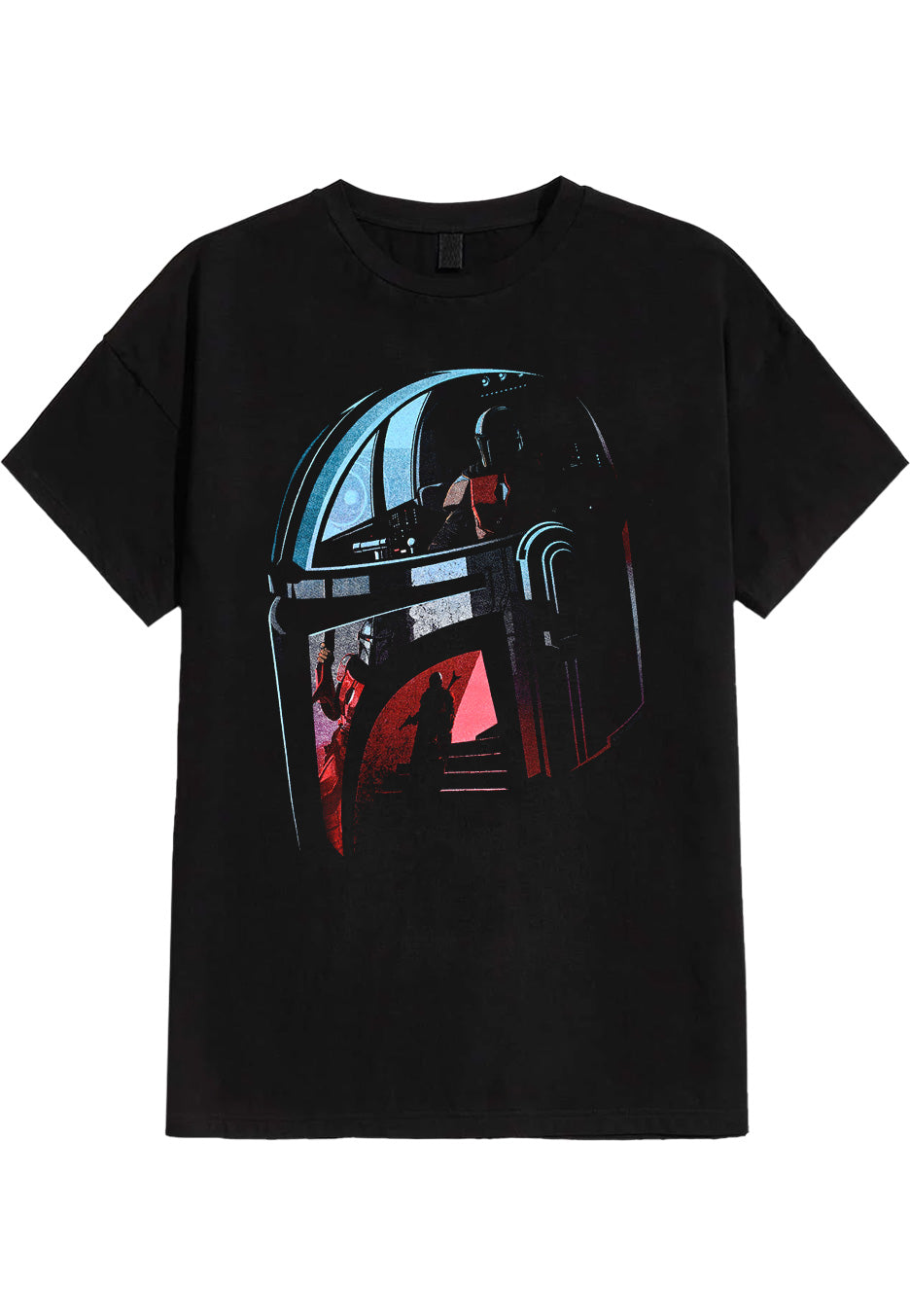 The Mandalorian - Mandalore Helmet Reflection - T-Shirt | Neutral-Image