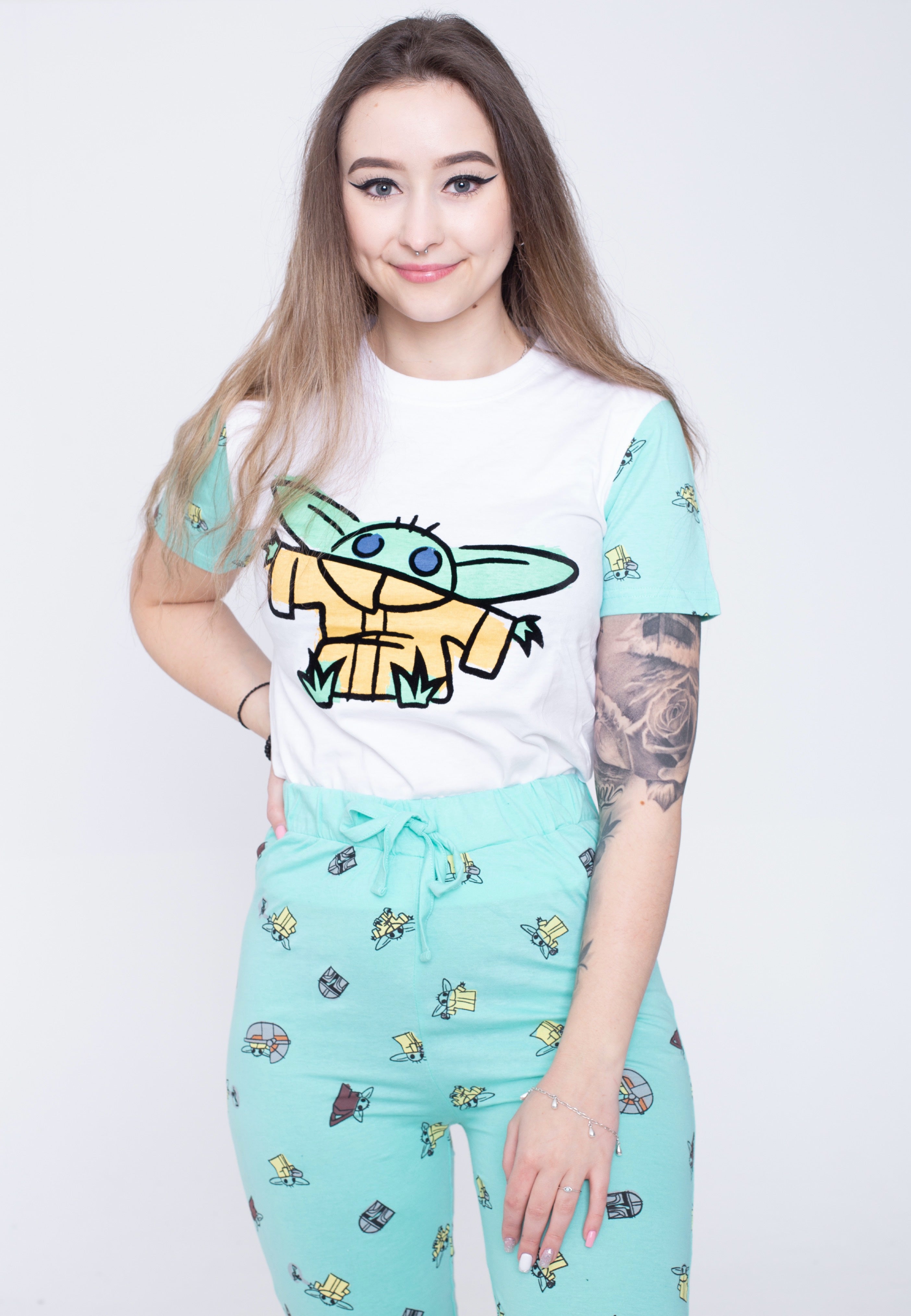 The Mandalorian - The Child Doodle Green - Sleepwear | Men-Image