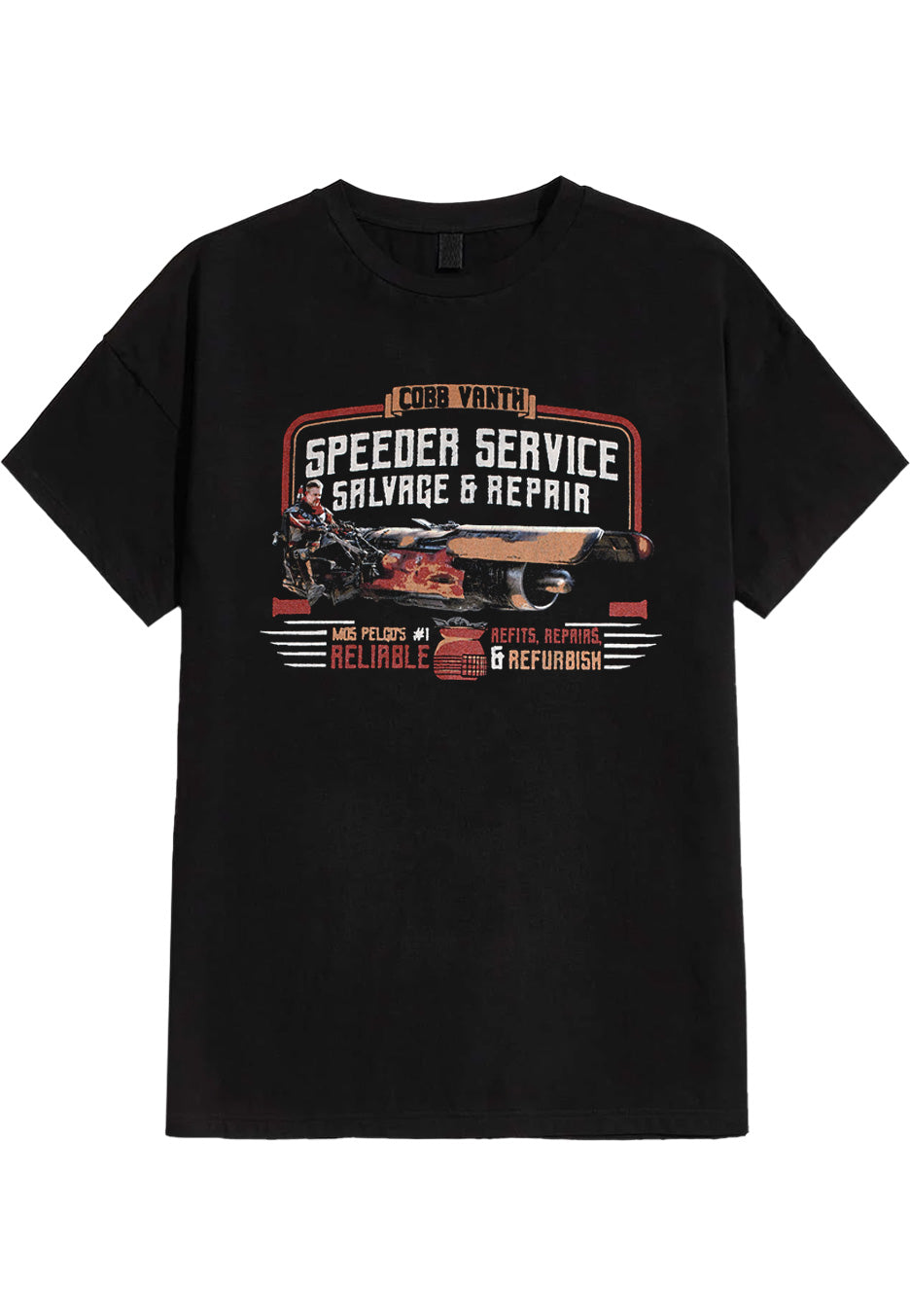 The Mandalorian - Vanth Speeder Service - T-Shirt | Neutral-Image