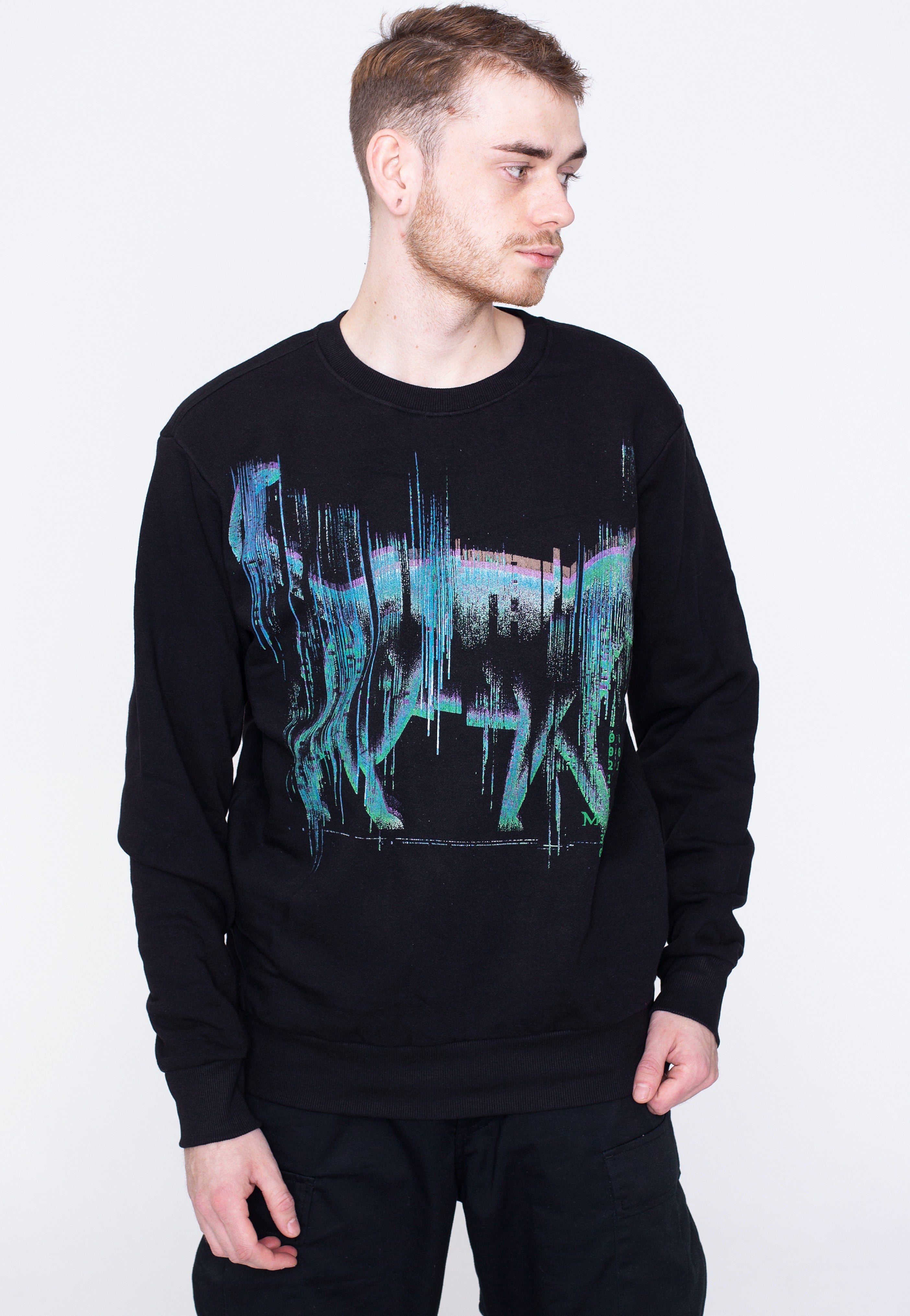 The Matrix - Cat Glitch - Sweater | Men-Image