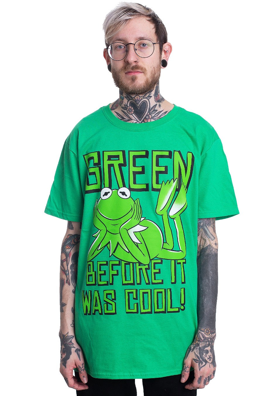 The Muppets - Kermit: Green, Before It Was Cool Green - T-Shirt | Men-Image