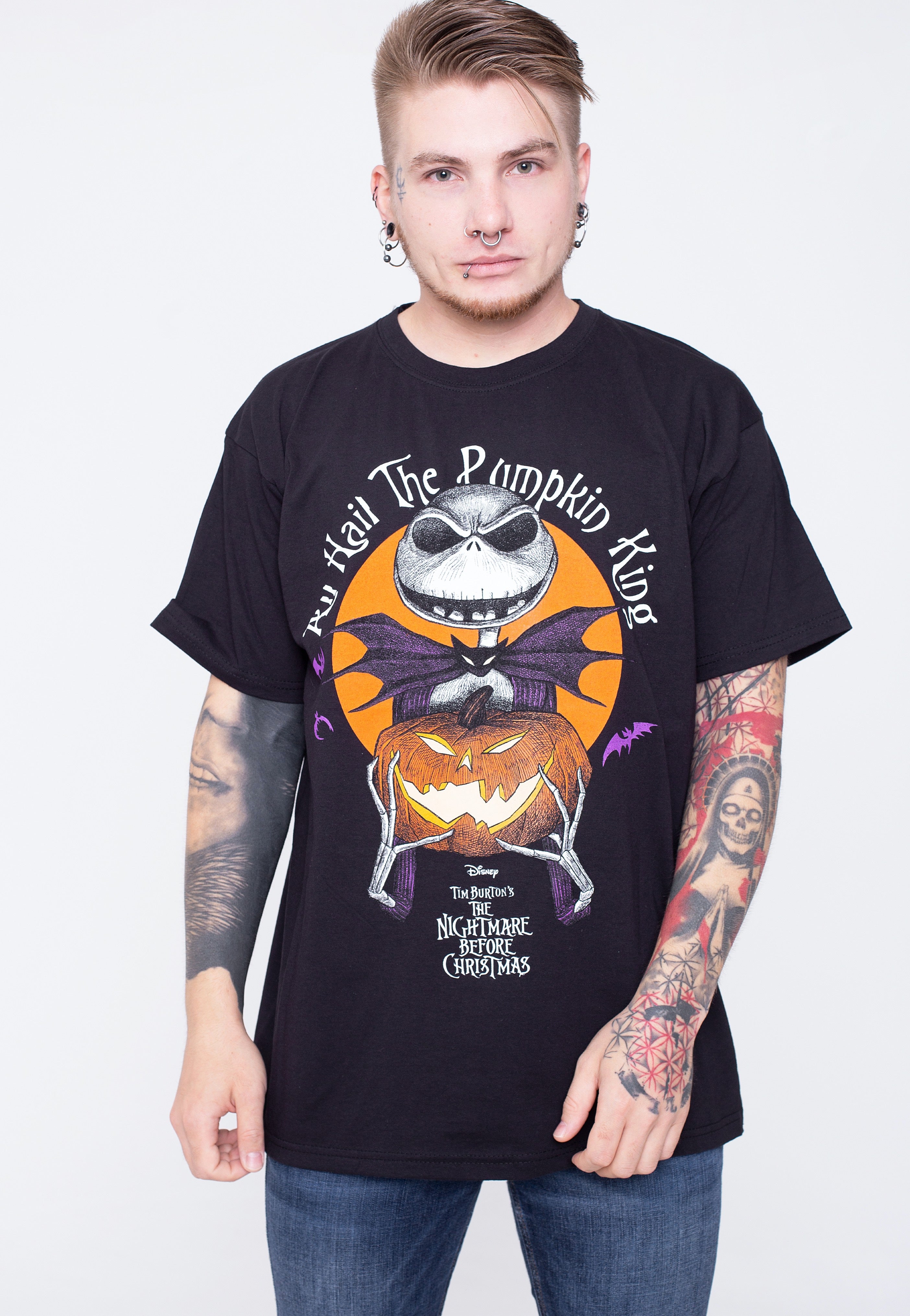 The Nightmare Before Christmas - All Hail The Pumpkin King - T-Shirt | Men-Image