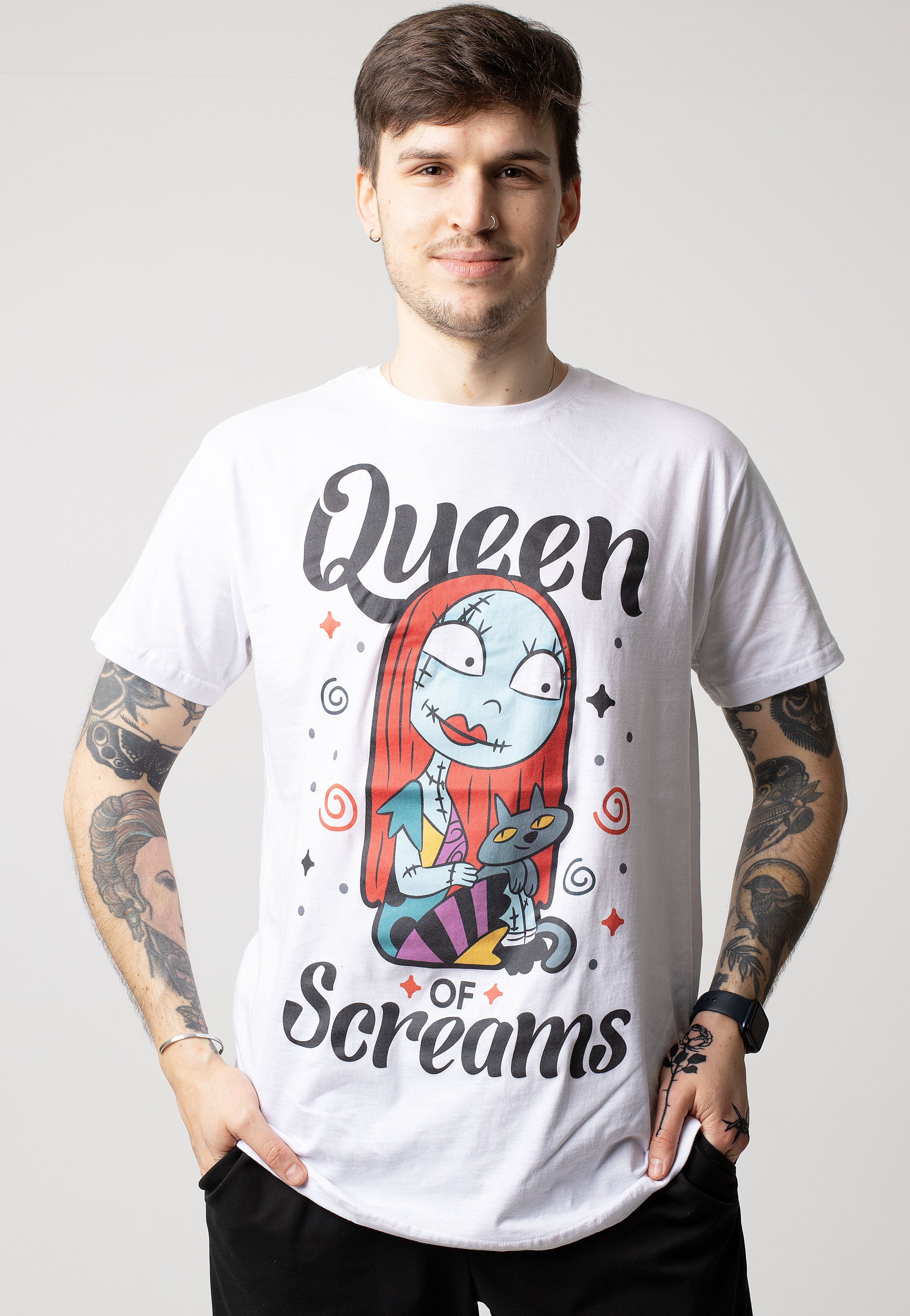 The Nightmare Before Christmas - Queen Of Screams White - T-Shirt | Men-Image