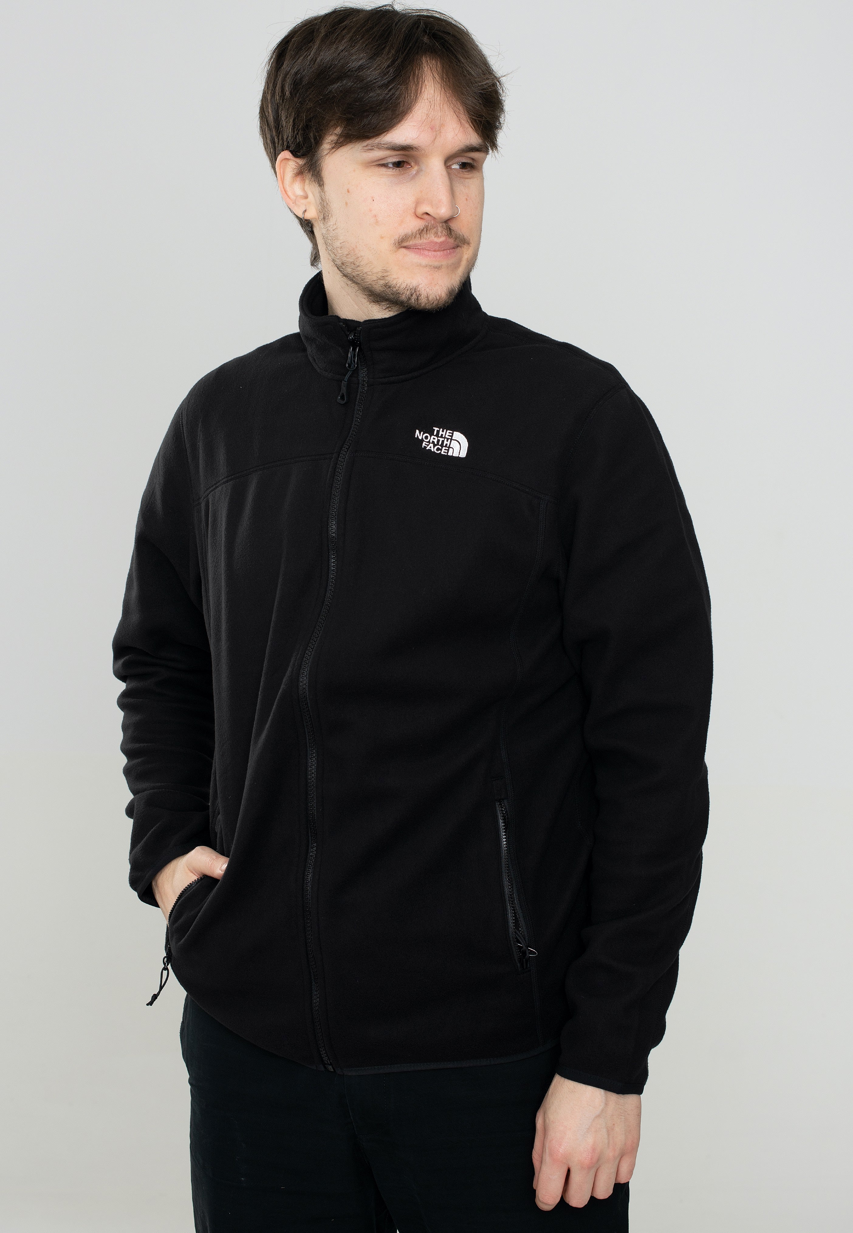 The North Face - 100 Glacier Full Zip Tnf Black - Jacket | Men-Image