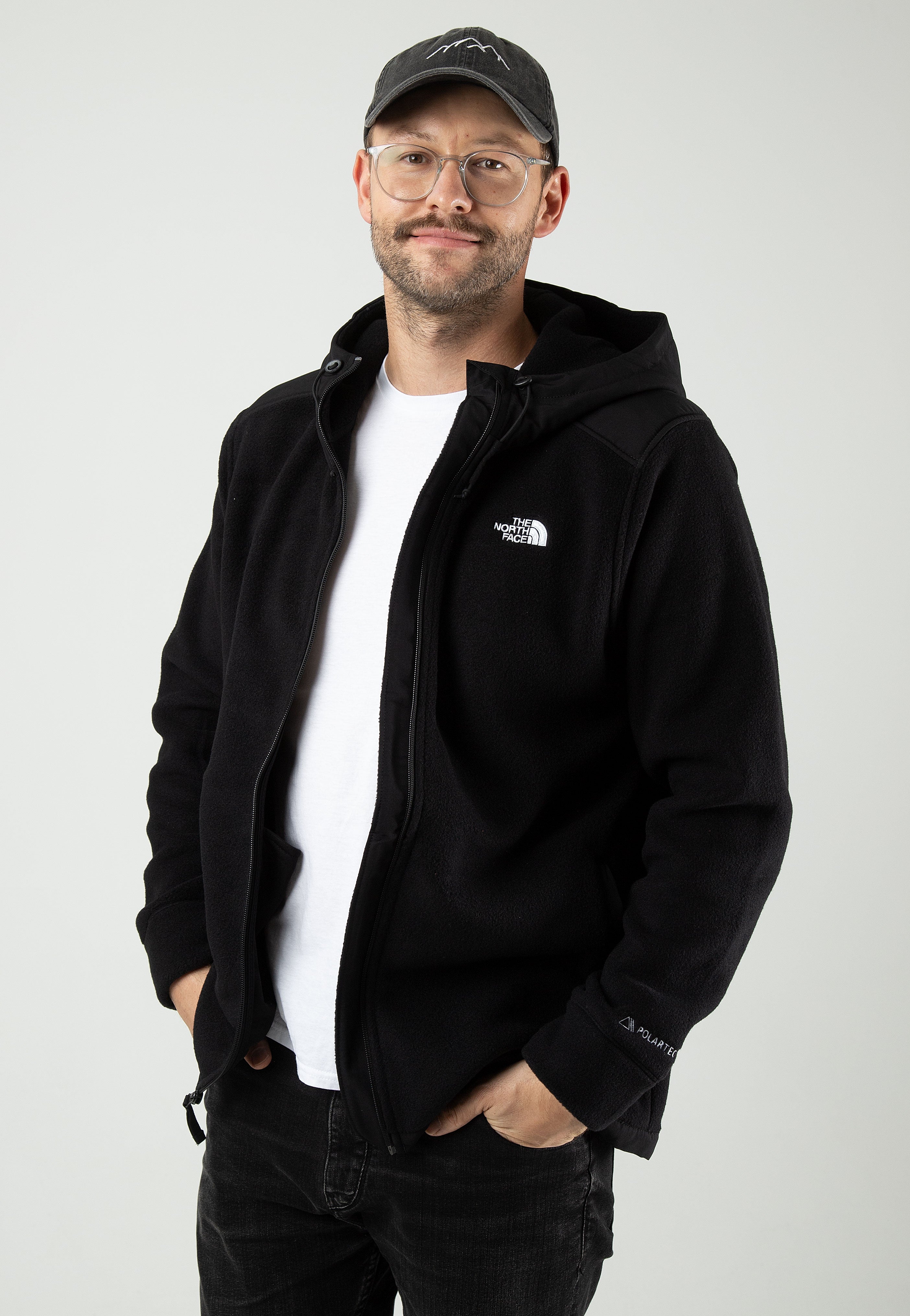 The North Face - Alpine Polartec 200 Hooded Tnf Black/Tnf Black - Jacket | Men-Image