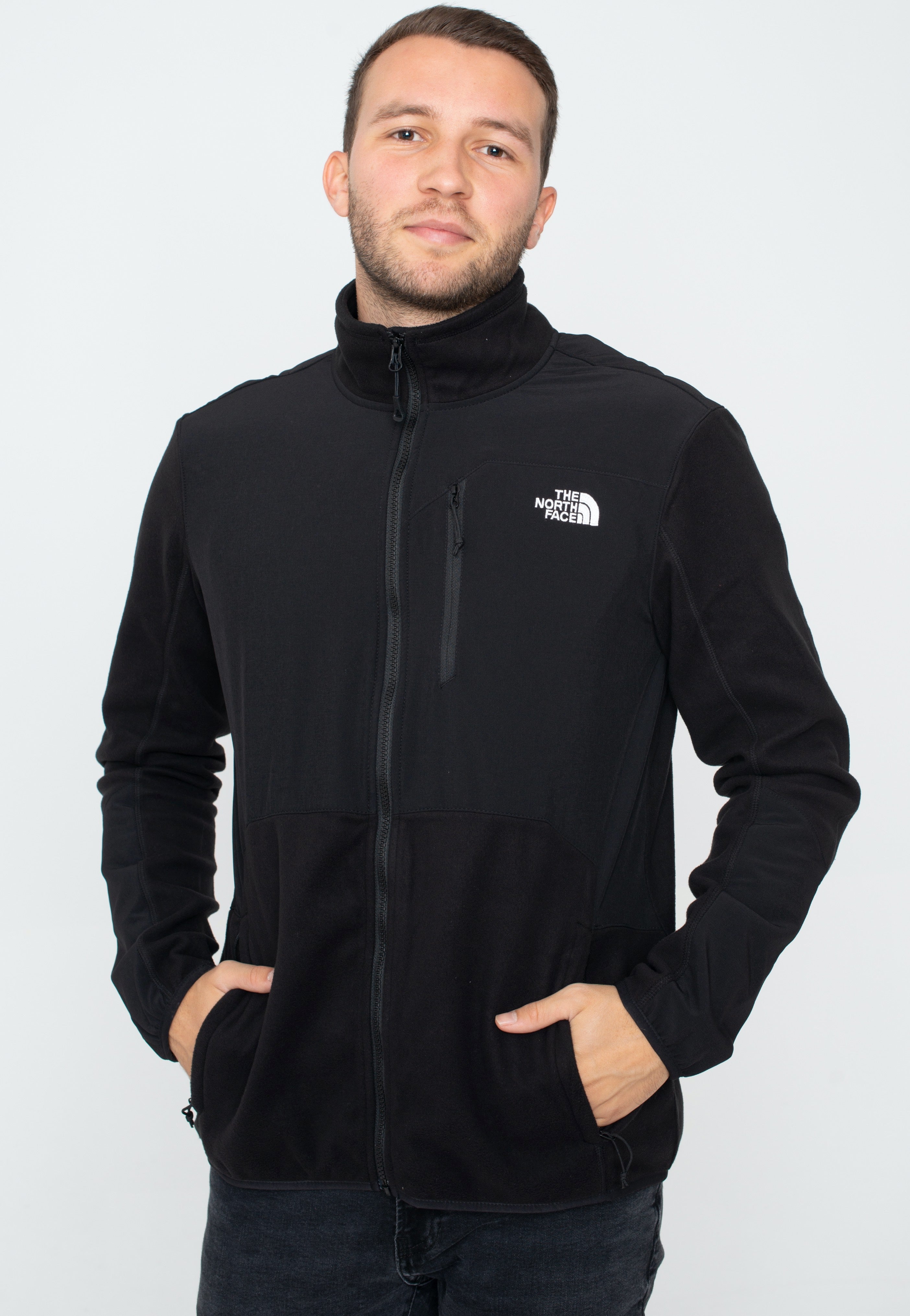 The North Face - Glacier Pro Full Zip TNF Black/TNF Black - Jacket | Men-Image