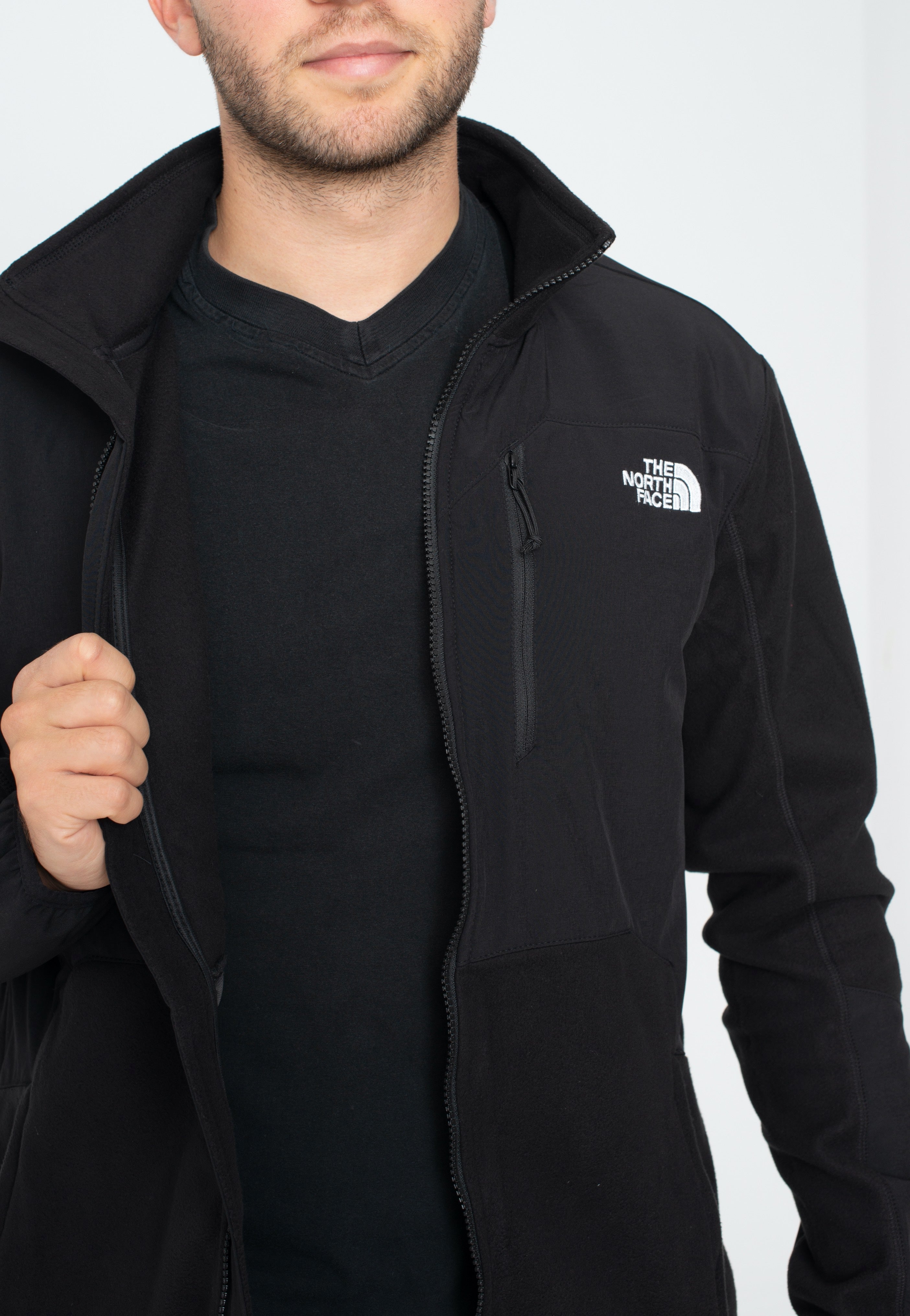 The North Face - Glacier Pro Full Zip TNF Black/TNF Black - Jacket | Men-Image