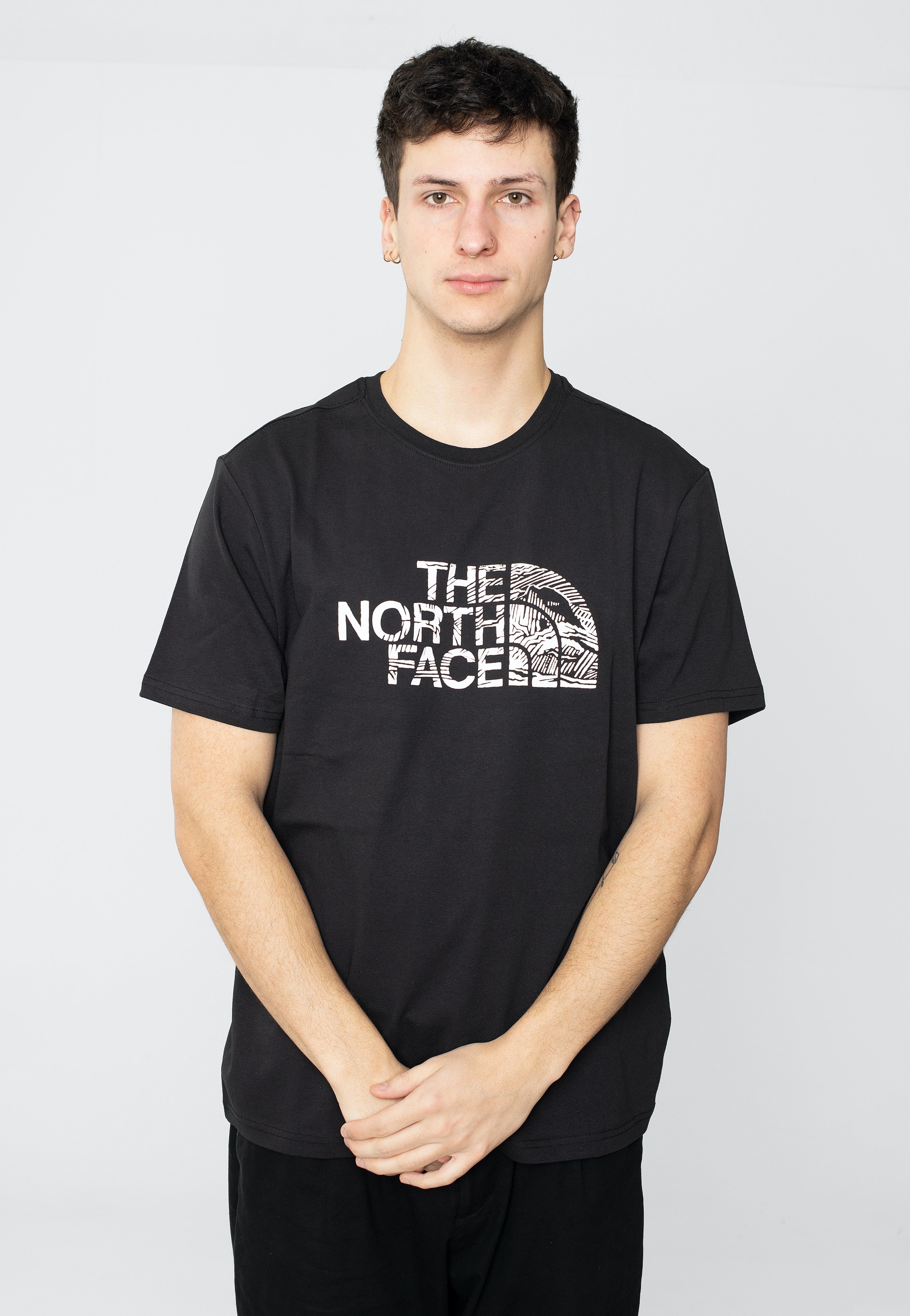 The North Face - Woodcut Dome Tnf Black - T-Shirt | Men-Image