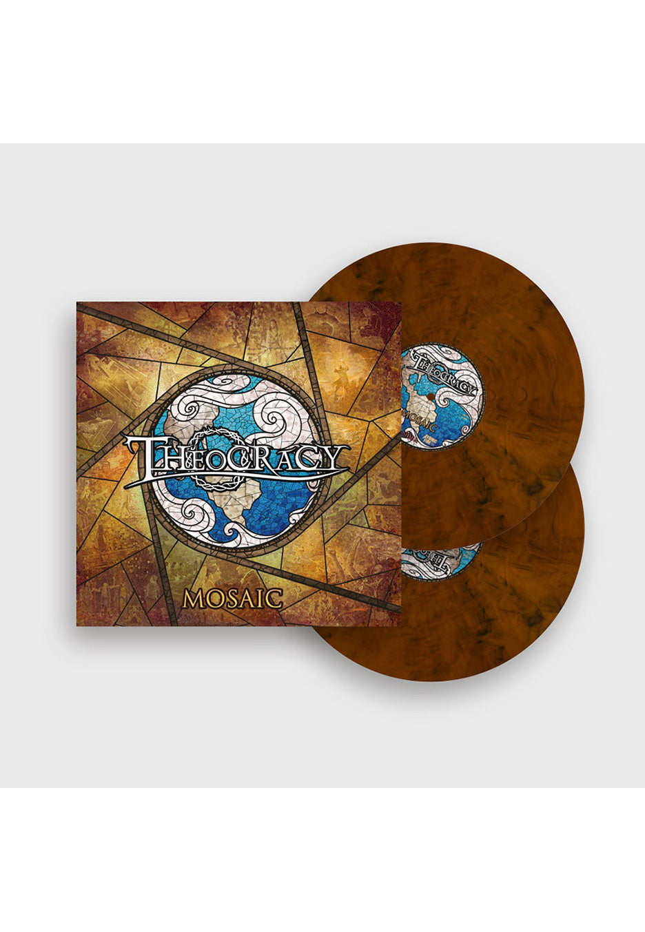 Theocracy - Mosaic Orange/Black - Marbled 2 Vinyl | Neutral-Image