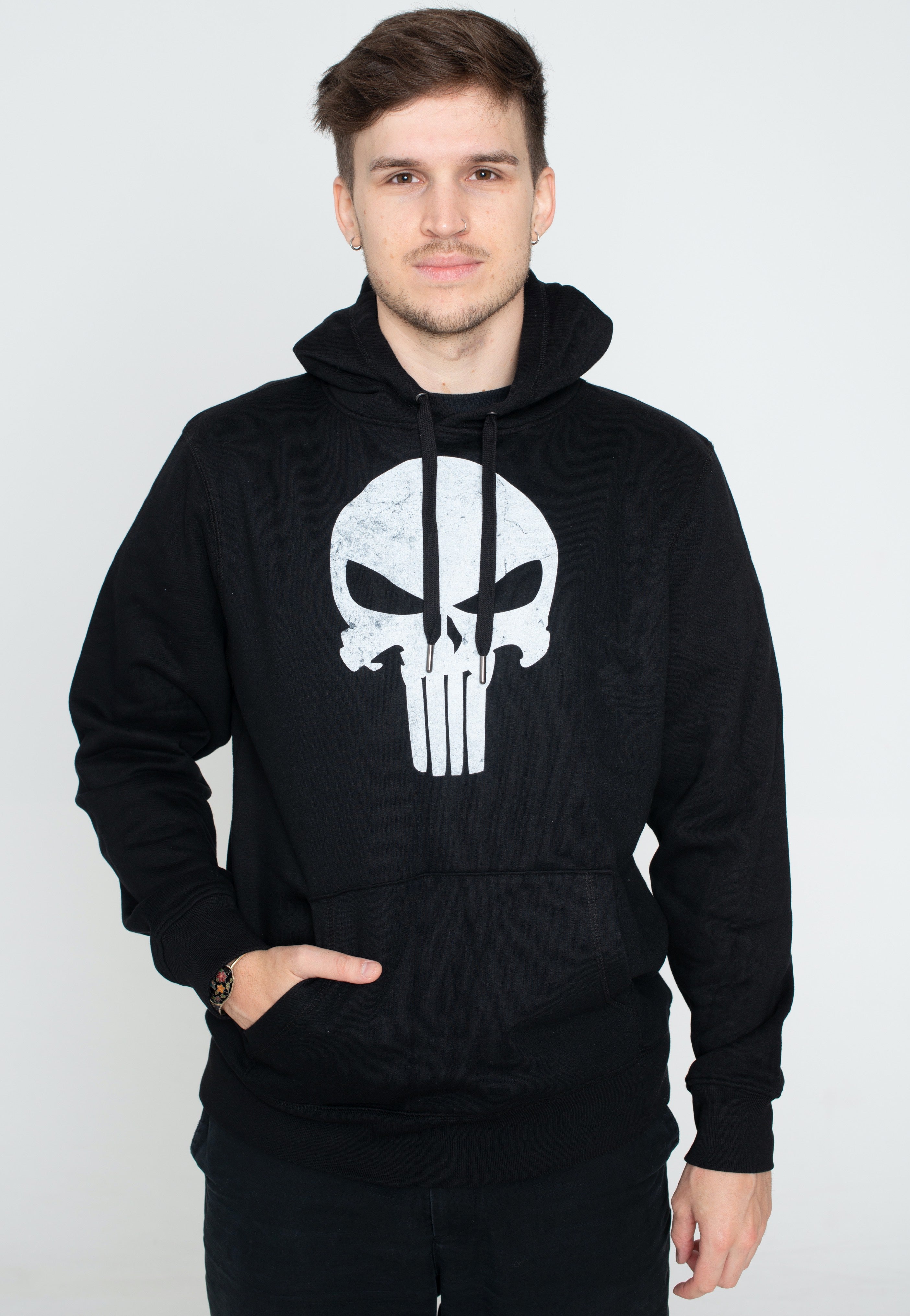 The Punisher - Distressed Skull - Hoodie | Men-Image