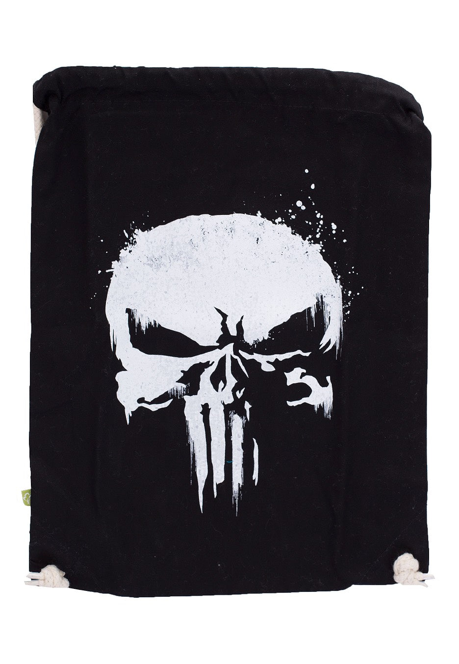 The Punisher - Sprayed Skull Logo - Drawstring Backpack | Neutral-Image