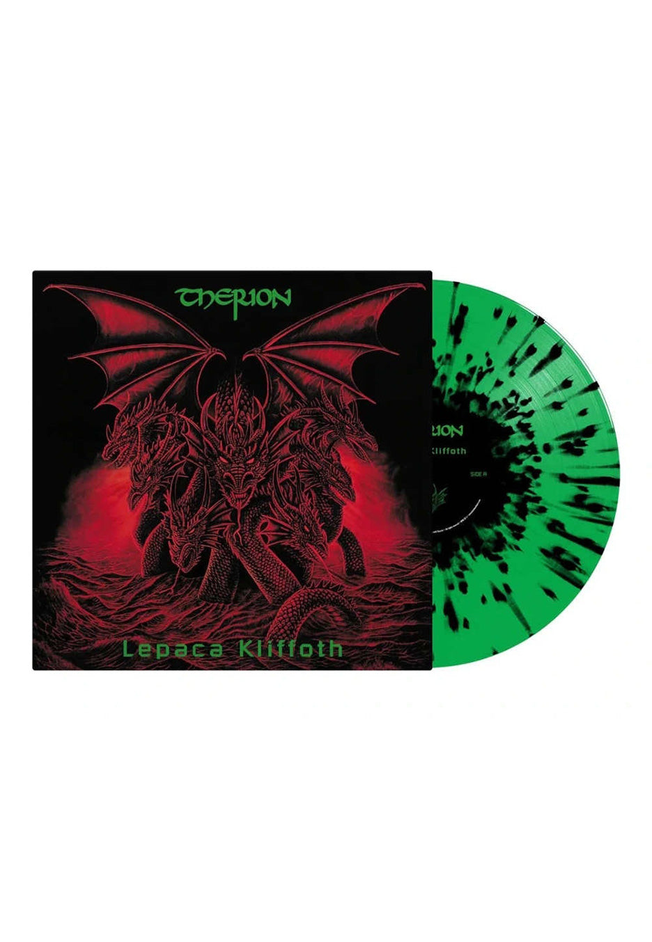 Therion - Lepaca Kliffoth Rerelease Green/Black - Splattered Vinyl | Neutral-Image