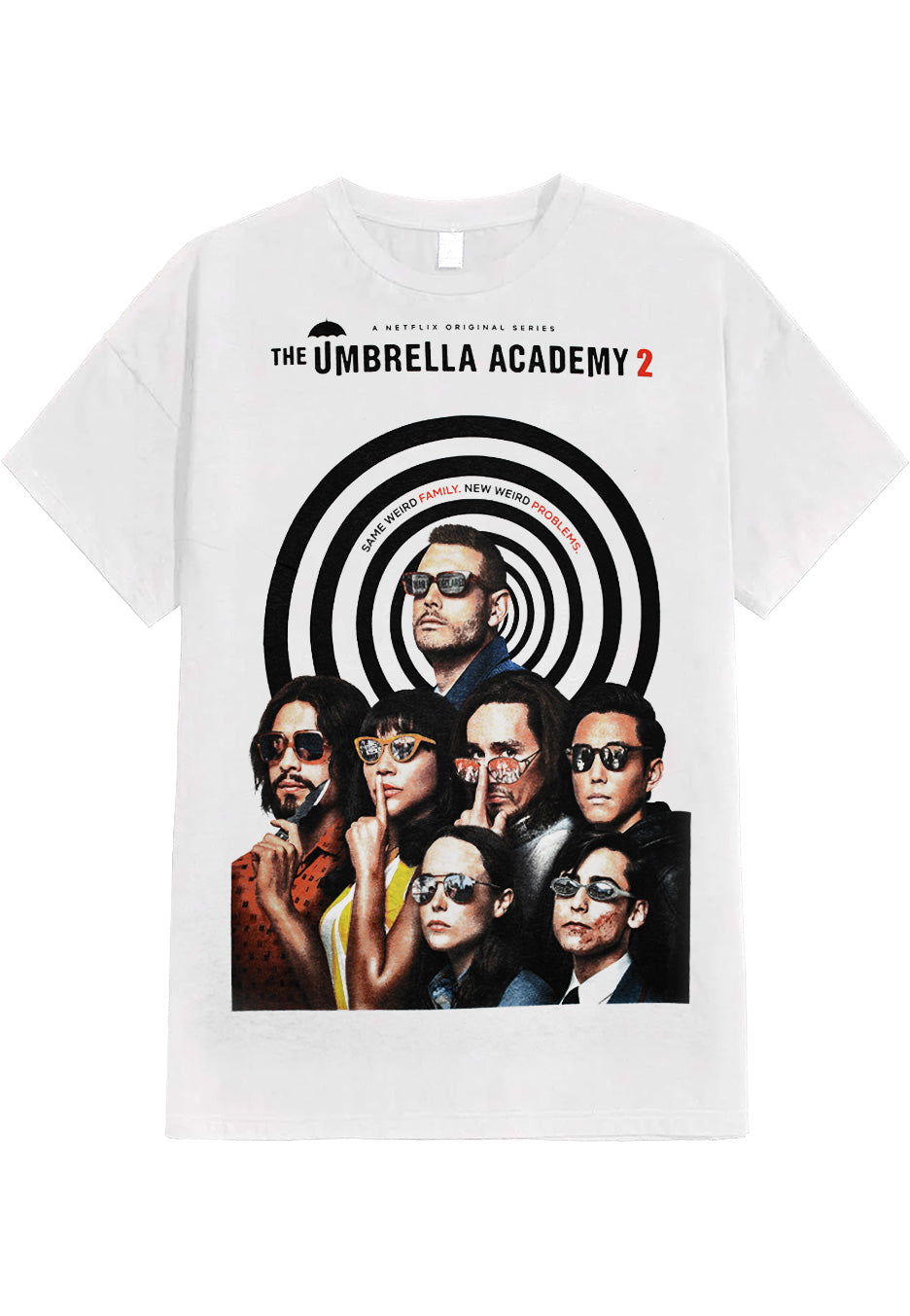 The Umbrella Academy - Season 2 Poster White - T-Shirt | Neutral-Image