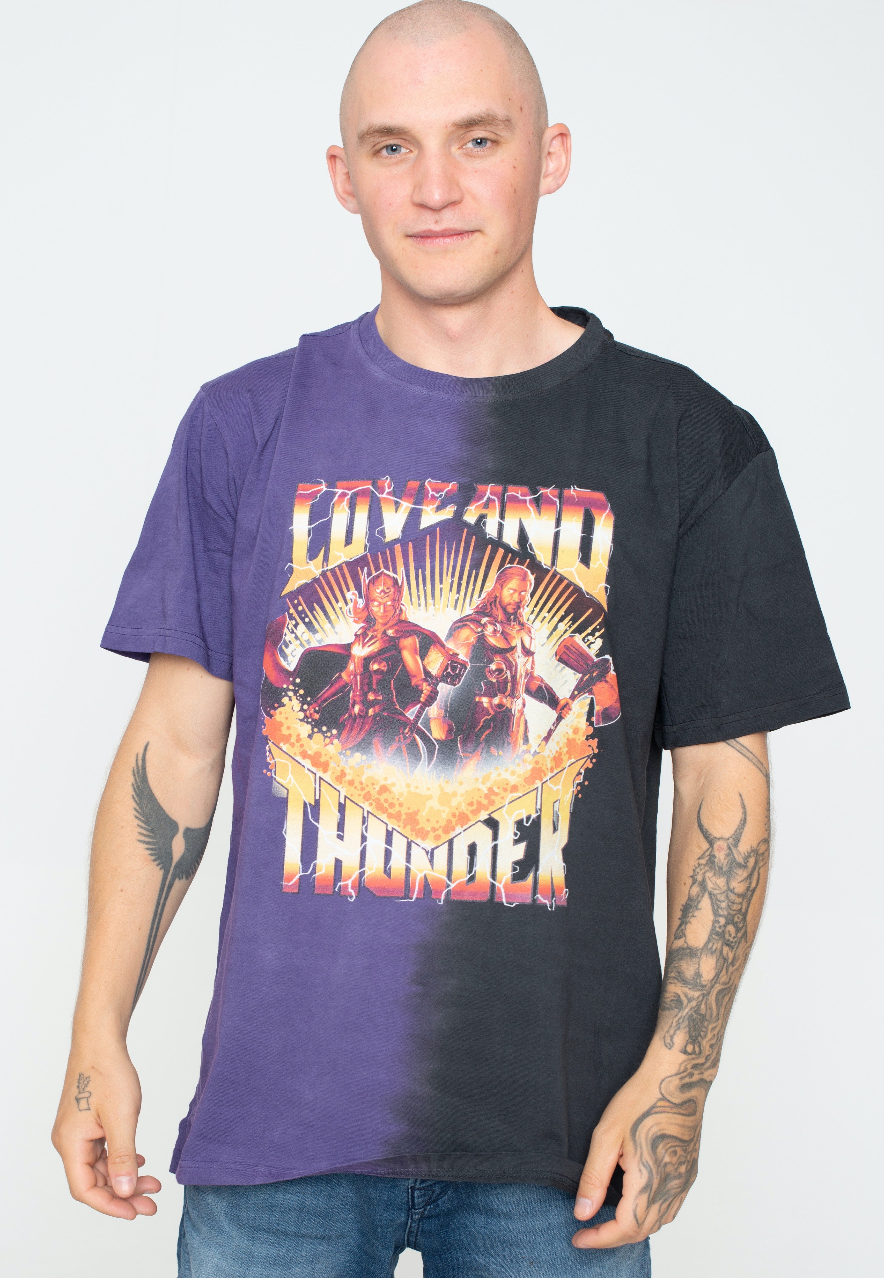 Thor - Love And Thunder: Galaxy Battles Purple - T-Shirt | Men-Image