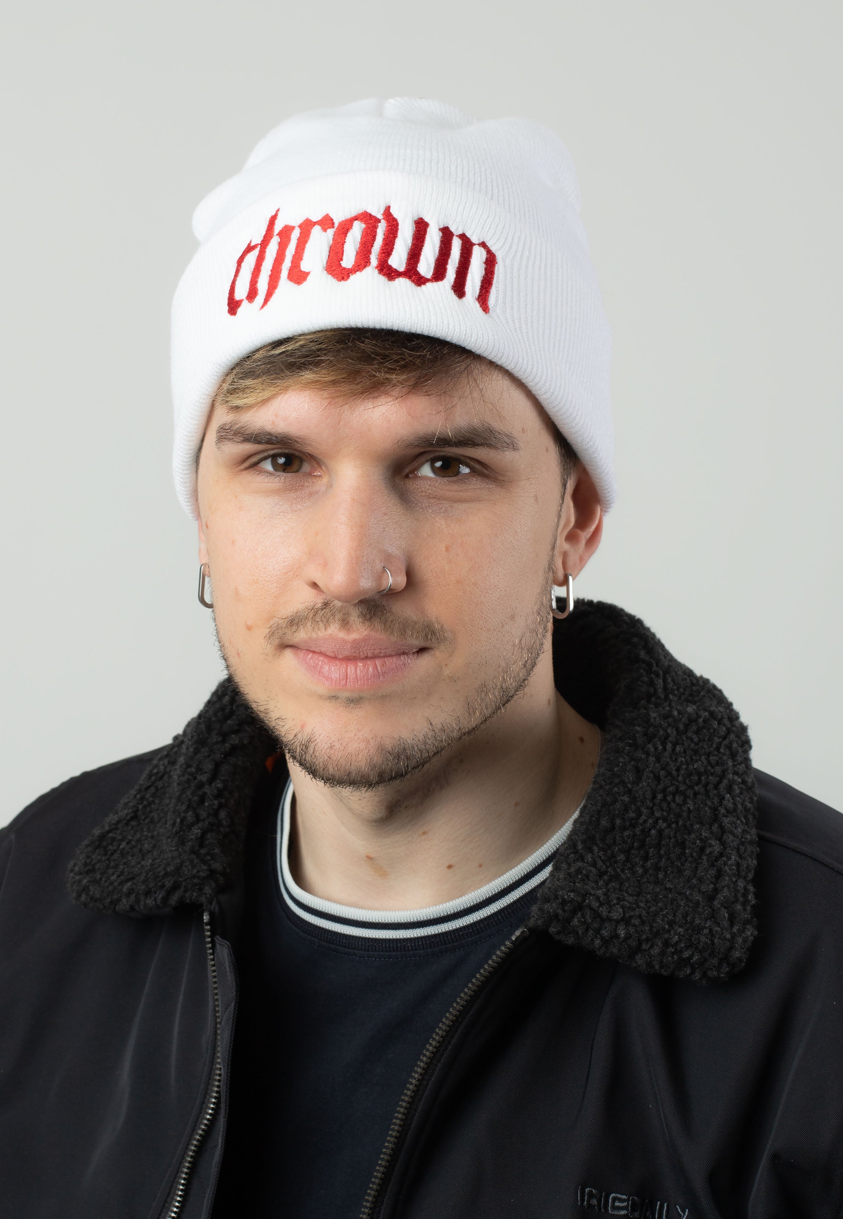 Thrown - Thrown Logo Embroidery White - Beanie | Men-Image