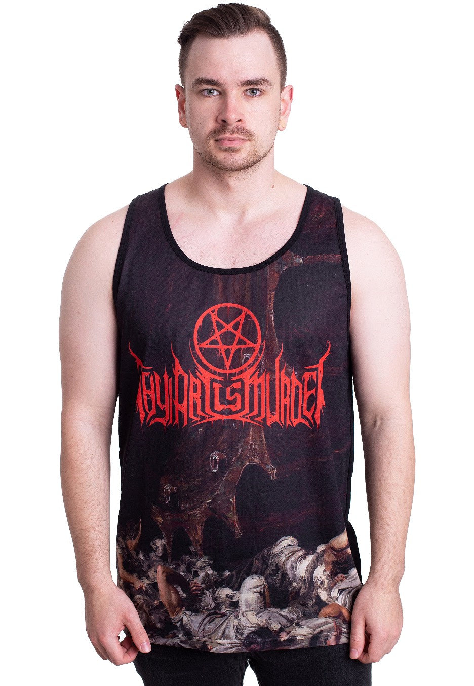 Thy Art Is Murder - Human Target Allover - Tank | Men-Image