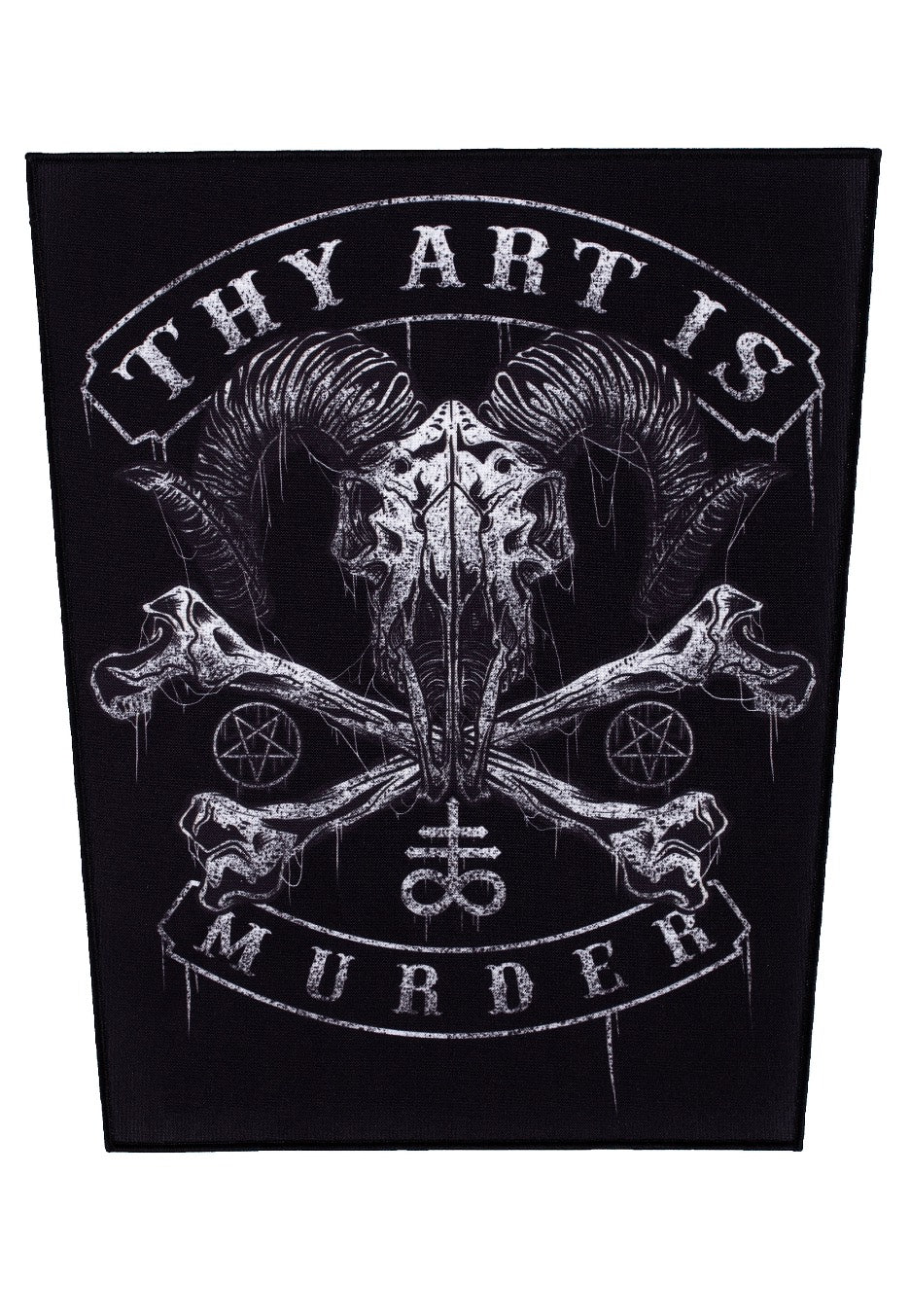 Thy Art Is Murder - Baphomet Skull - Backpatch | Neutral-Image