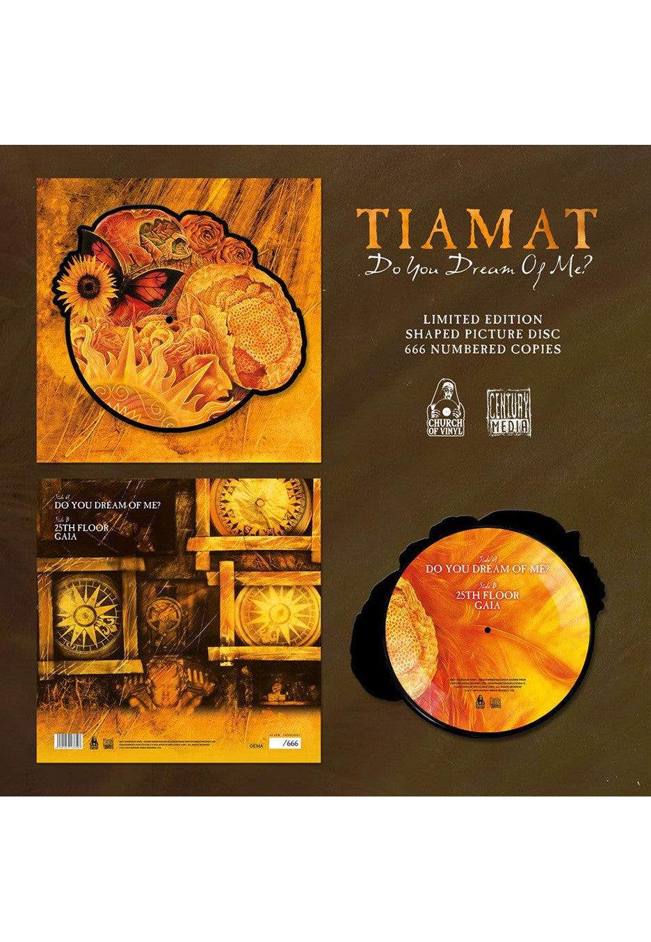 Tiamat - Do You Dream Of Me? Shape - Colored Vinyl | Neutral-Image