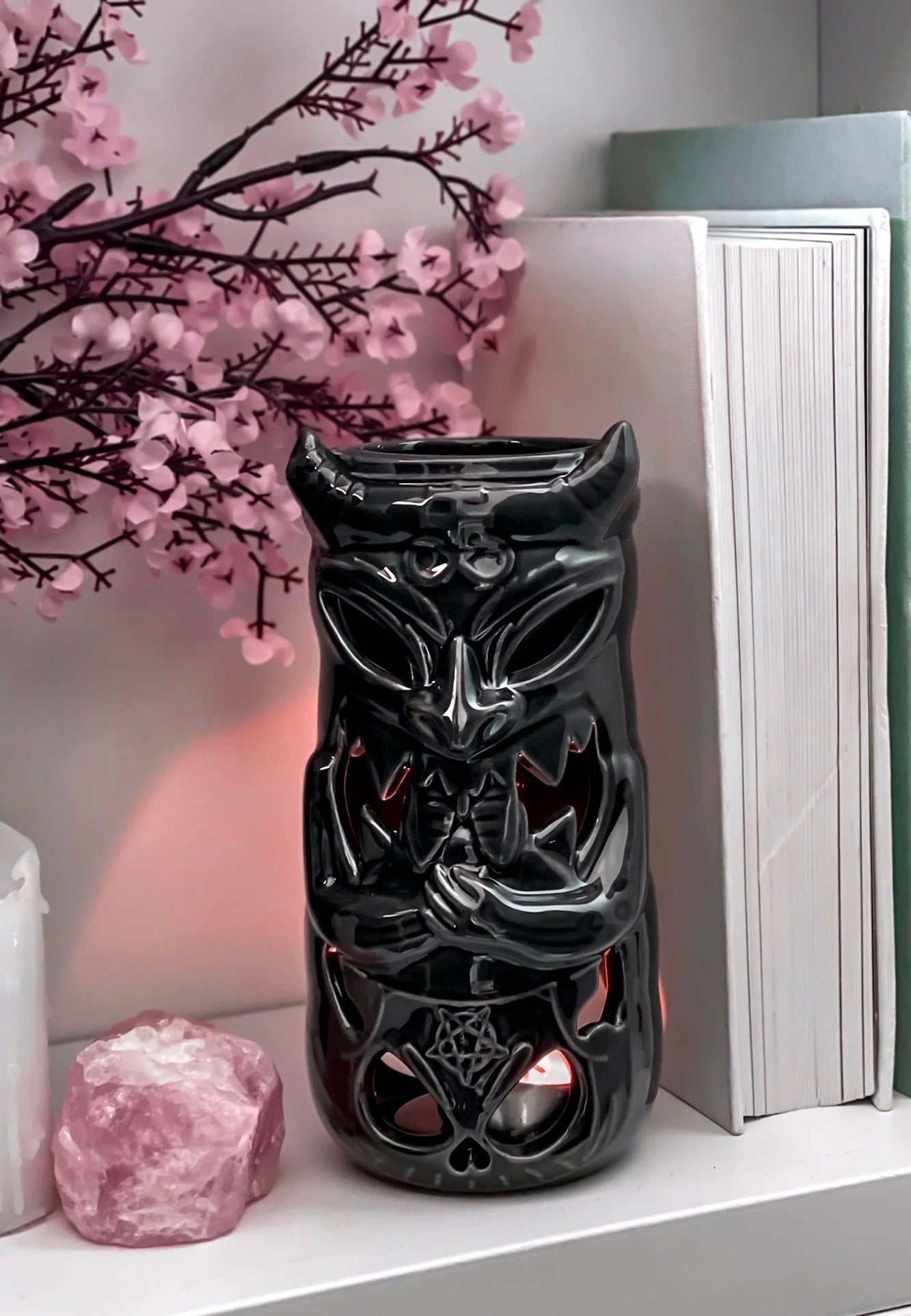 Killstar - Tiki Demon Black - Tealight Holder | Neutral-Image