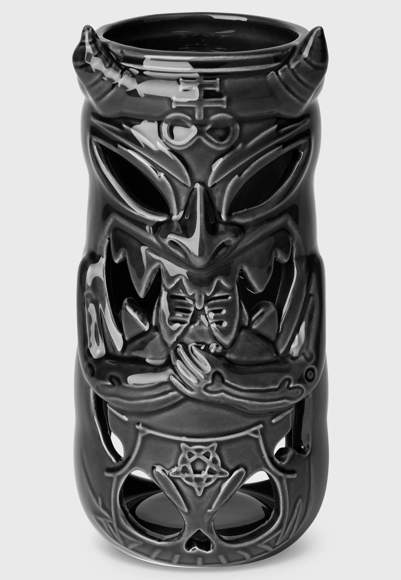 Killstar - Tiki Demon Black - Tealight Holder | Neutral-Image